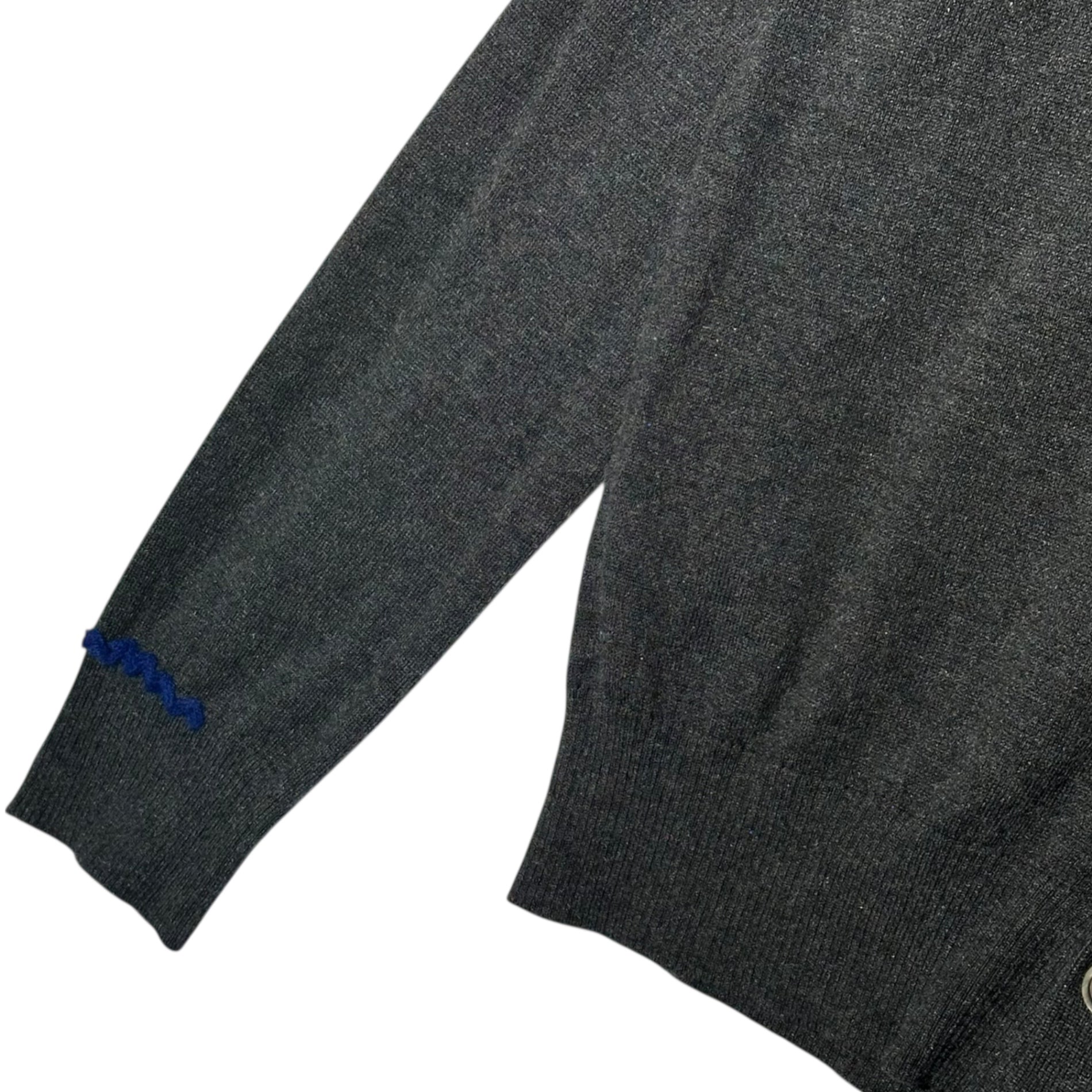 tricot COMME des GARCONS(トリココムデギャルソン) 14SS Silk Cashmere Button Cardigan シルク カシミヤ ボタン カーディガン TM-N002 FREE チャコールグレー AD2013