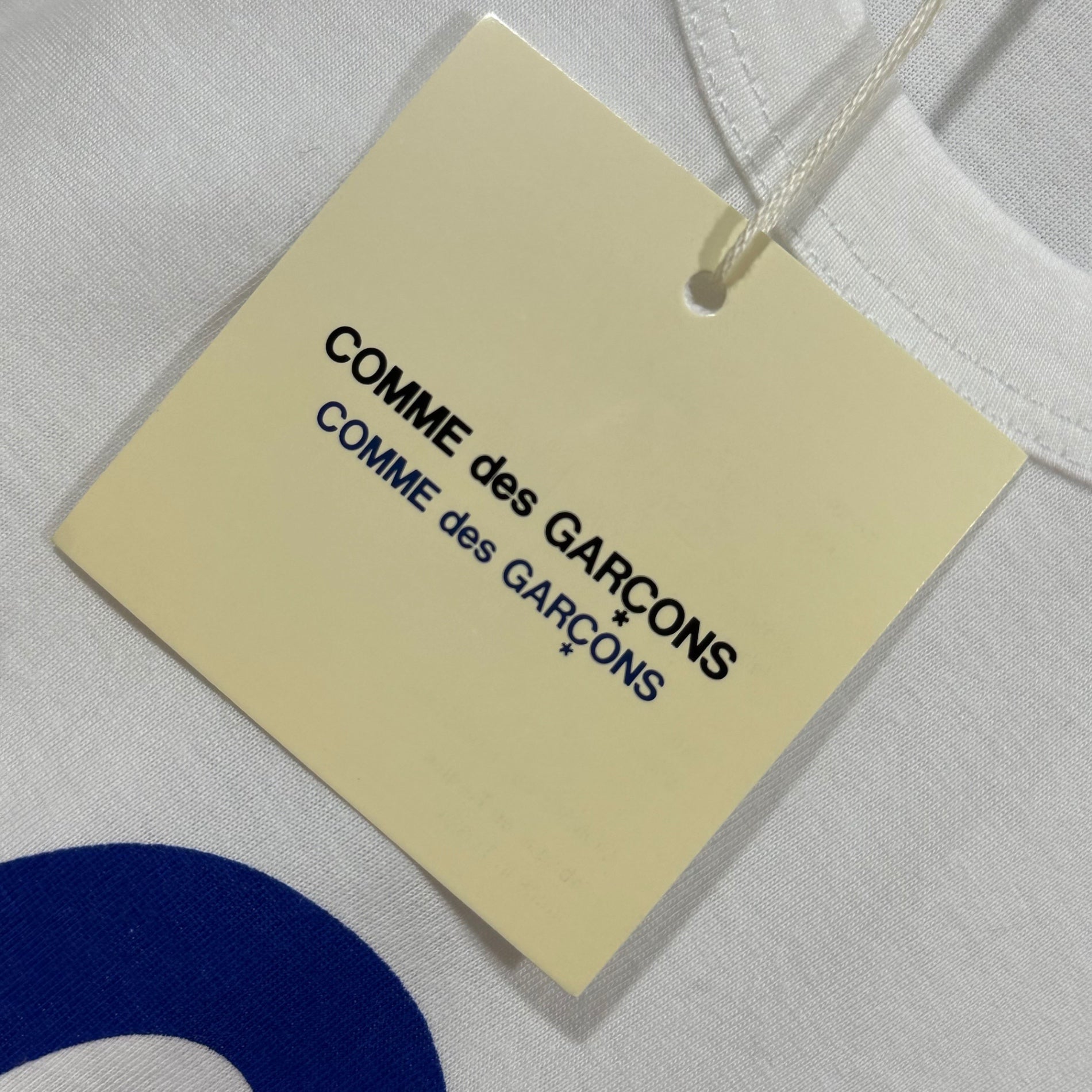 COMME des GARCONS COMME des GARCONS(コムデギャルソンコムデギャルソン) 2000SS ”2000 ete” Logo Tee ロゴ Tシャツ CB-100060S S ホワイト AD1999 90's 90年代