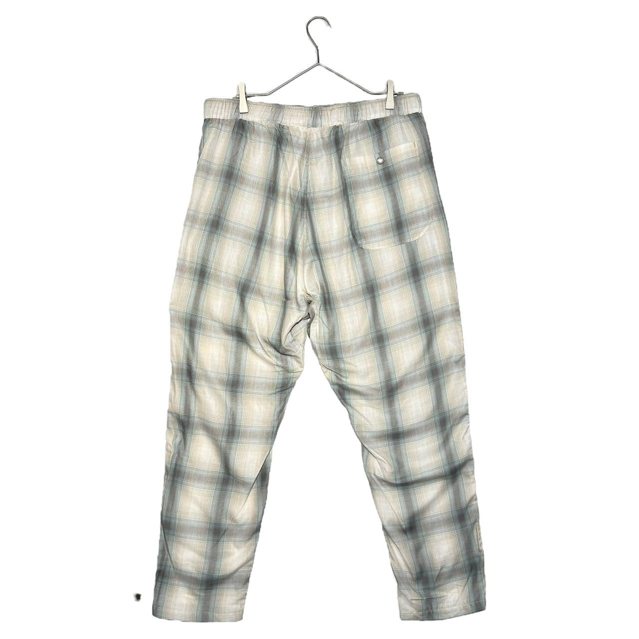 AiE(エーアイイー) Climbing Pants - Ombre Check Cotton Lyocell クライミング パンツ MR965 M スカイブルー×ベージュ オンブレ チェック コットン リヨセル イージー