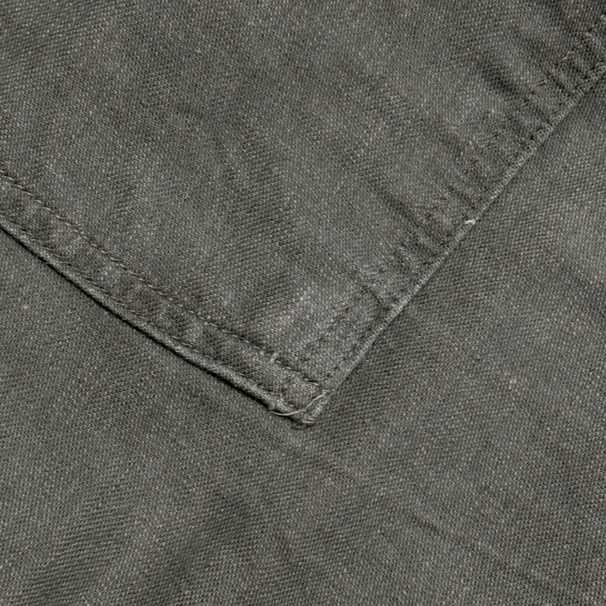 US ARMY(アメリカ軍) 1970's TROUSERS, MEN'S, COTTON SATEEN OG-107, TYPE 1 ベイカー パンツ 8405-782-3170 32×29 オリーブ 1971年製 70年代 ヴィンテージ ミリタリー