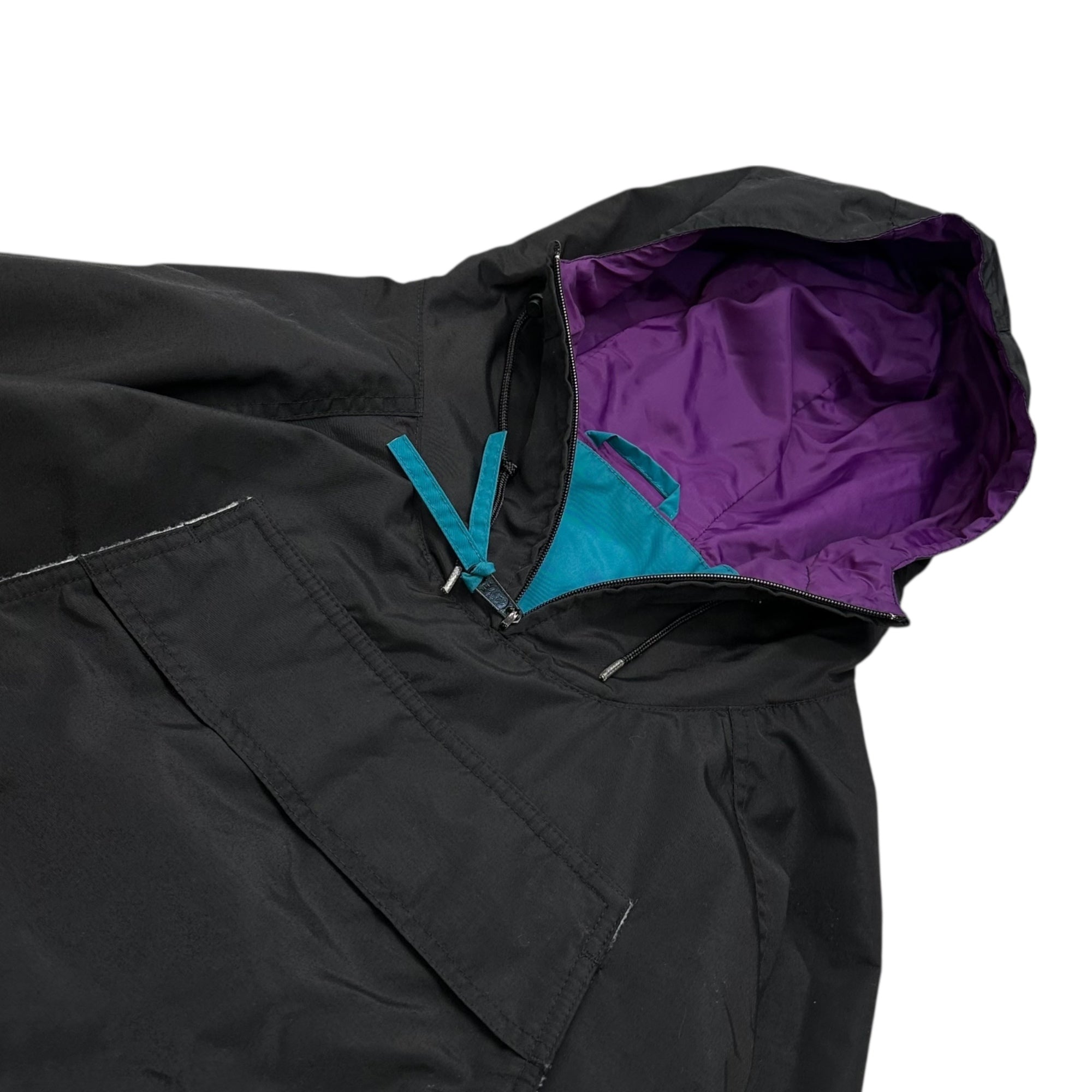 Columbia(コロンビア) Old Nylon Anorak Jacket オールド ナイロン アノラック ジャケット Ｍ ブラック