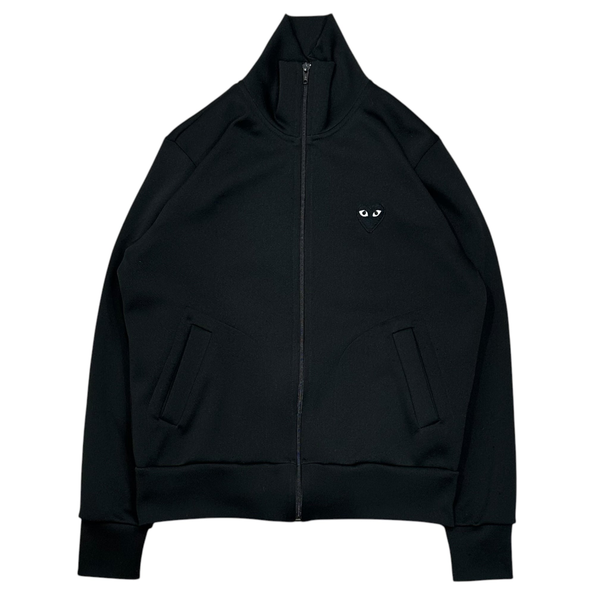 PLAY COMME des GARCONS(プレイコムデギャルソン) Heart Patch Track Jacket ハート ワッペン トラック ジャケット AZ-T255 L ブラック AD2018
