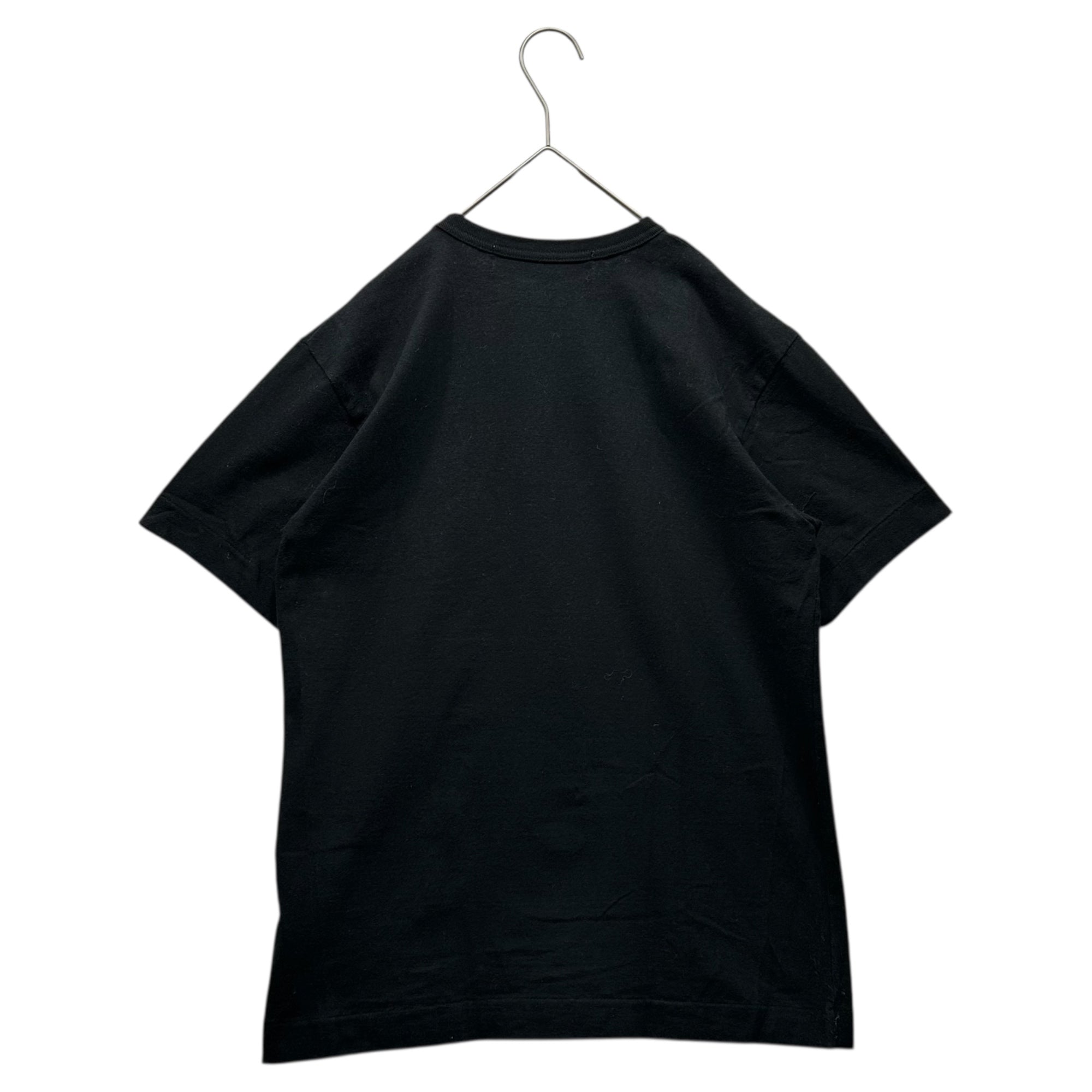 PLAY COMME des GARCONS(プレイコムデギャルソン) 20SS Heart logo crew neck T-shirt ハートロゴ クルーネック Tシャツ AZ-T108 S ブラック×レッド AD2020/05