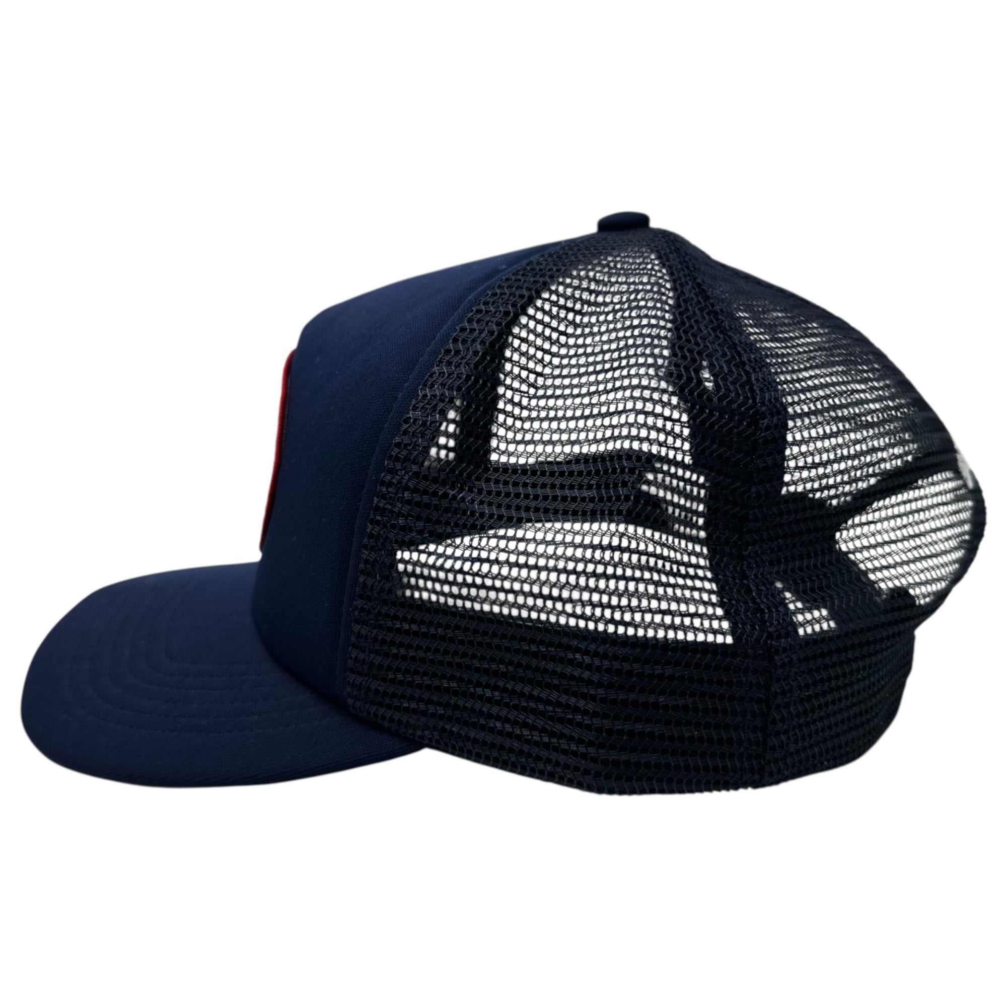 SUPREME(シュプリーム) 24AW Authorized Mesh Back 5-Panel ロゴ メッシュ キャップ ネイビー 24FW