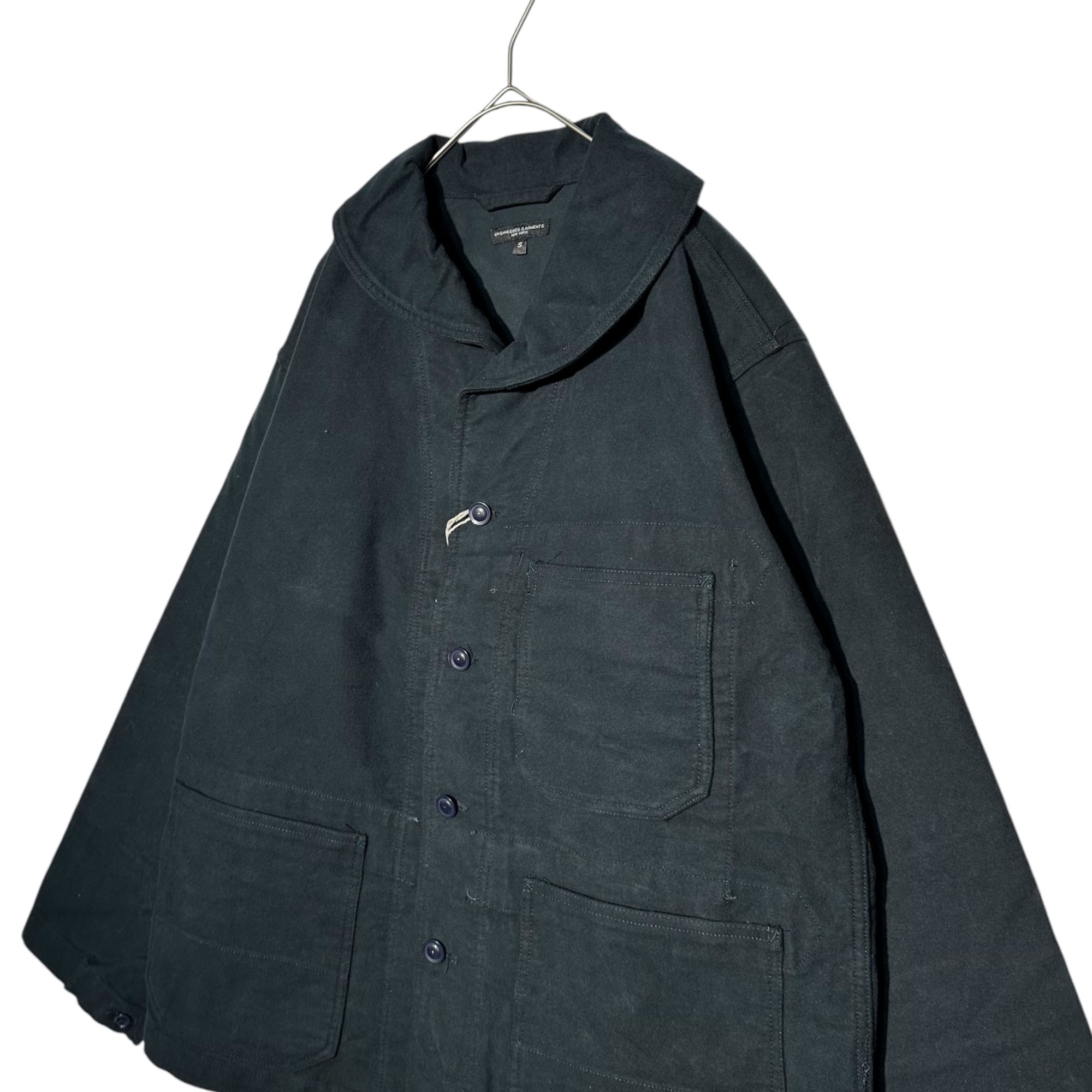 Engineered Garments(エンジニアードガーメンツ) BENSON JACKET MOLESKIN コットン モールスキン ベンソン ジャケット S ブラック