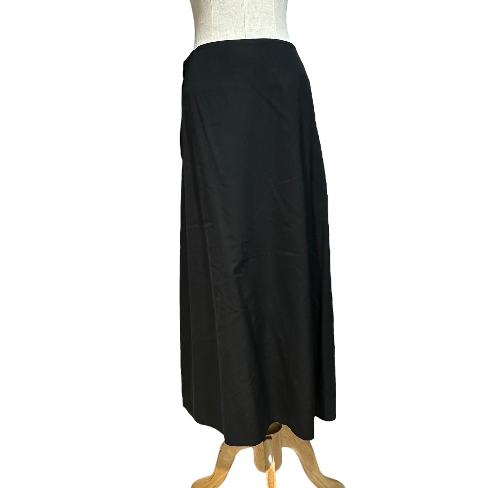 Y's(ワイズ) 11AW Wool Tucked Flare Skirt ウール タック フレア スカート YP-S28-111 2(S程度) ブラック