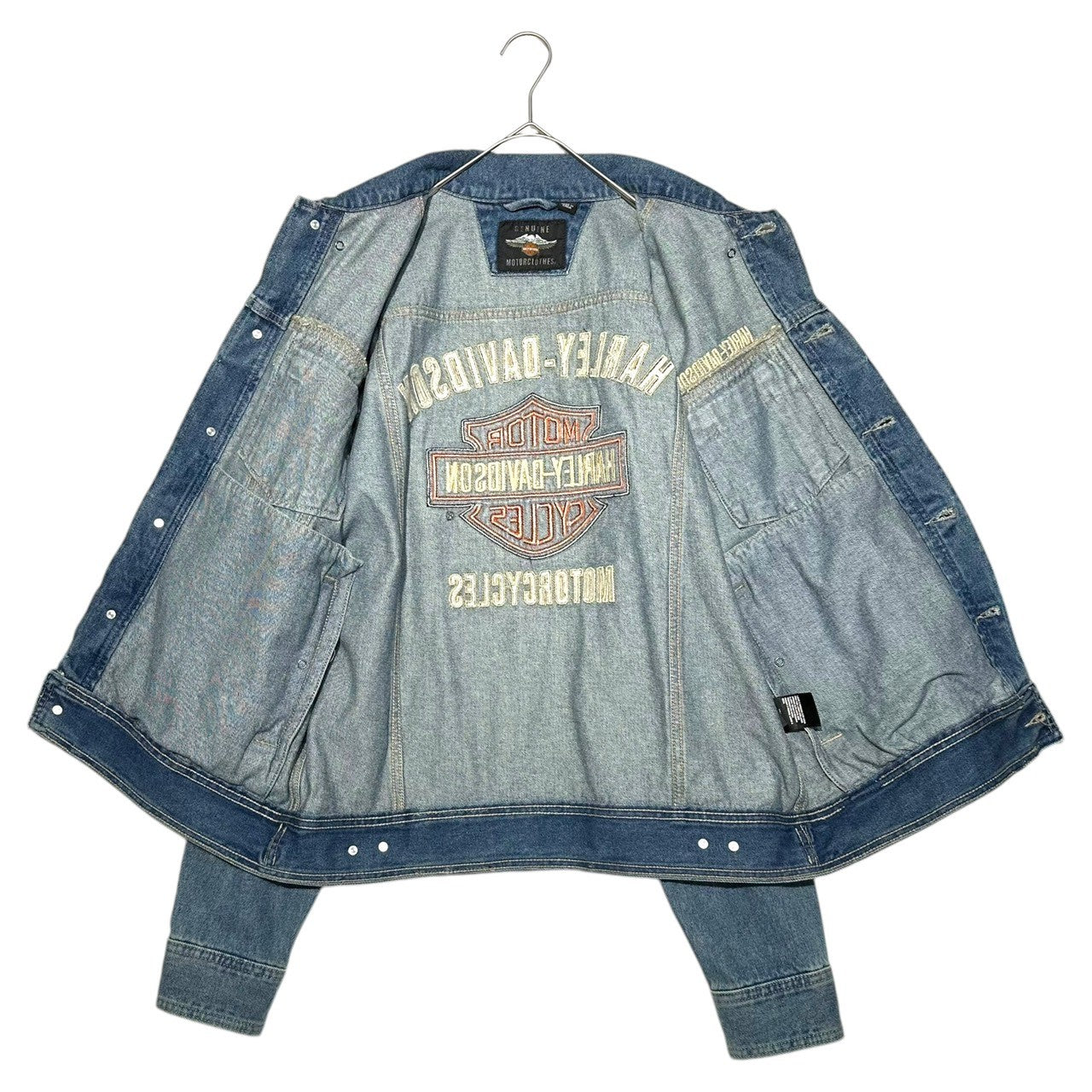 HARLEY DAVIDSON(ハーレーダビッドソン) BAR & SHIELD LOGO DENIM JACKET バー&シールド ロゴ デニム ジャケット 99040-08VM M インディゴ