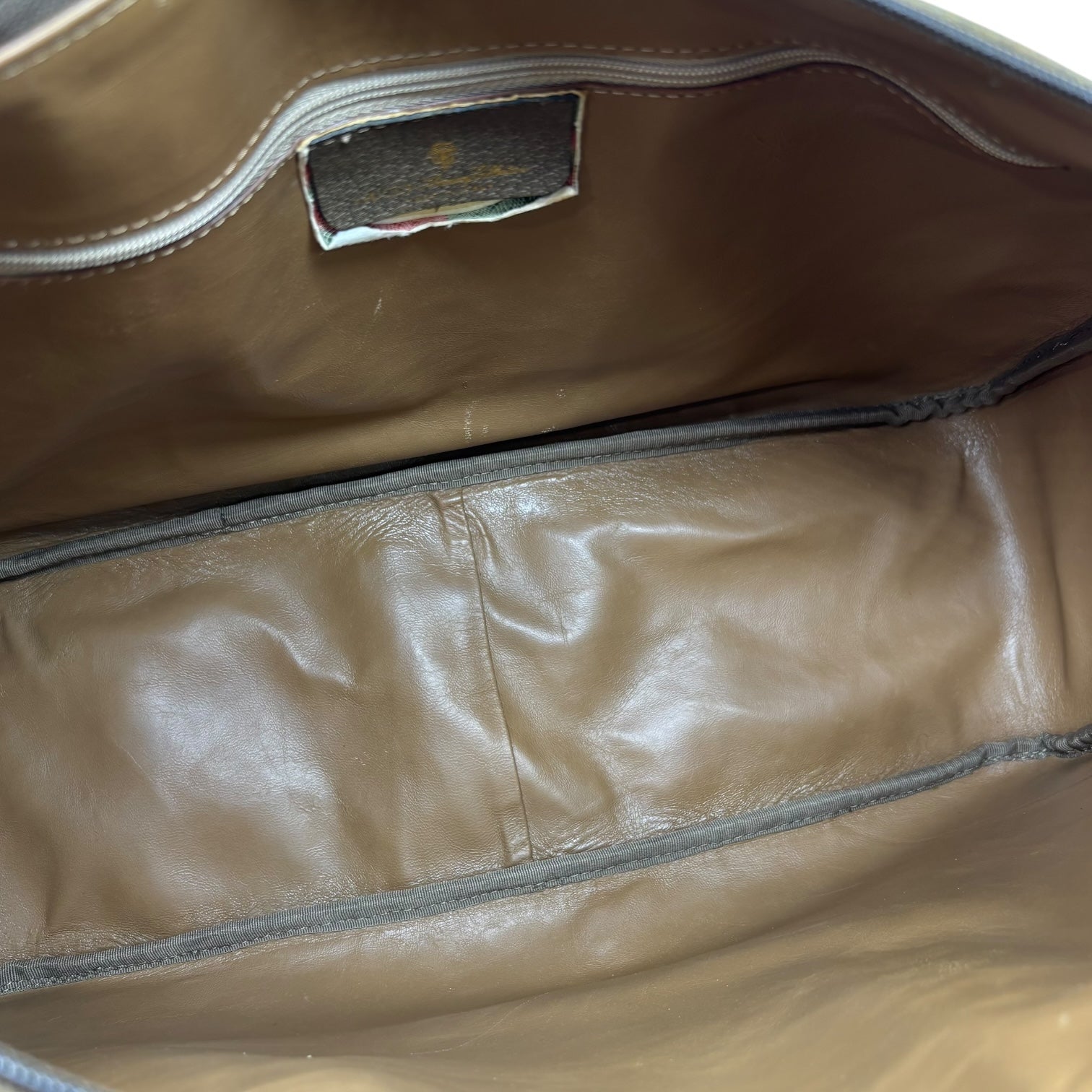 GUCCI(グッチ) Vintage GG Supreme Sherry Line Mini Boston Bag ヴィンテージ GG スプリーム シェリーライン ミニ ボストン バッグ 39・02・041 ブラウン オールド Accessory Collection