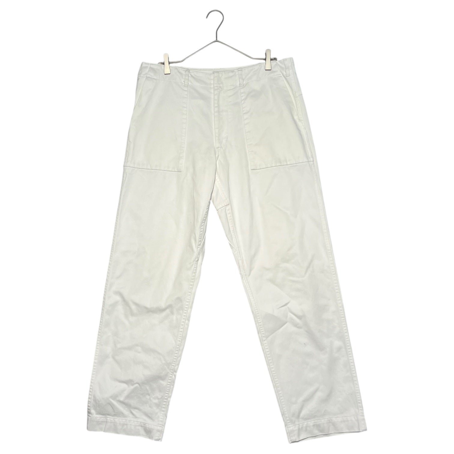 Graphpaper(グラフペーパー) Cotton baker trousers コットン ベイカー トラウザー 2 ホワイト パンツ スラックス