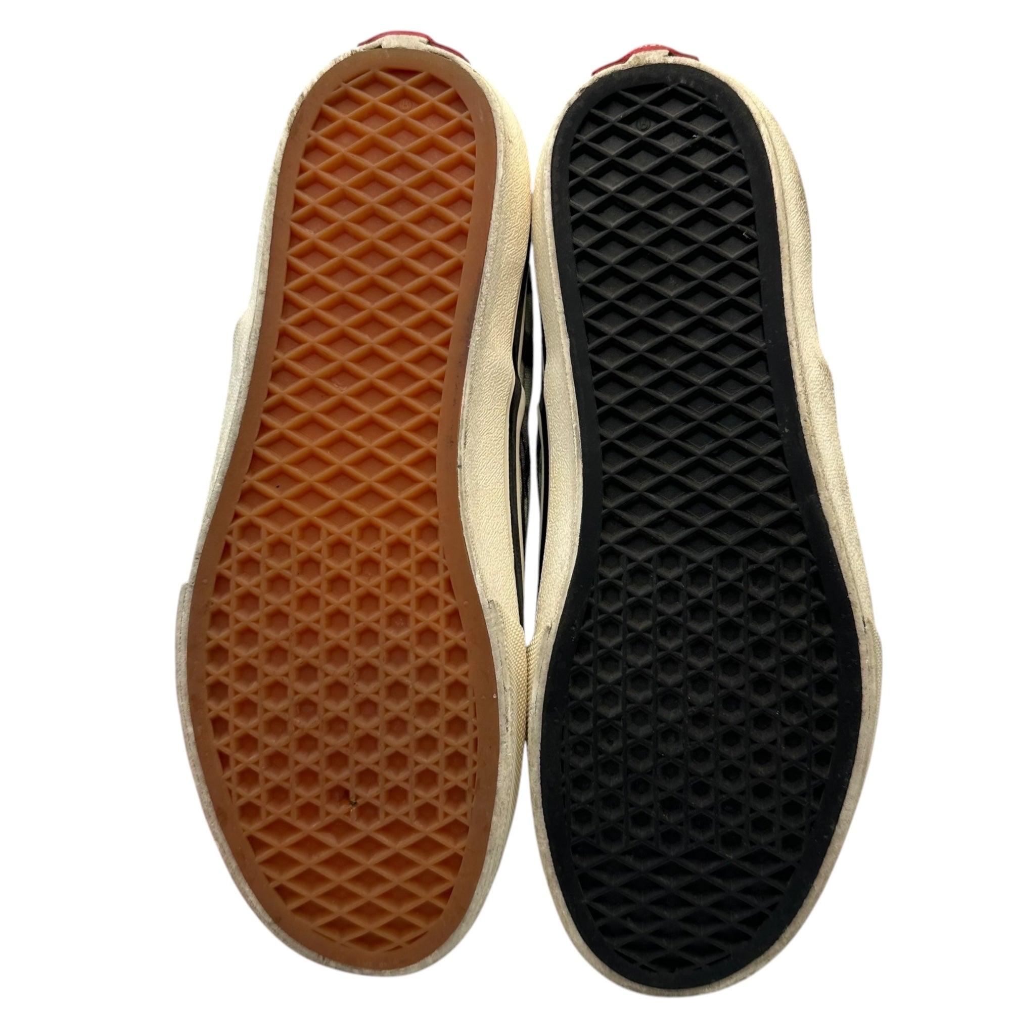 Vivienne Westwood ANGLOMANIA×VANS(ヴィヴィアンウエストウッドアングロマニア×バンズ) Anarchy Stripe Orb Logo Slip-on Shoes アナーキー ストライプ オーブロゴ スリッポン V98VIVIENNE 24cm ブラック×ホワイト