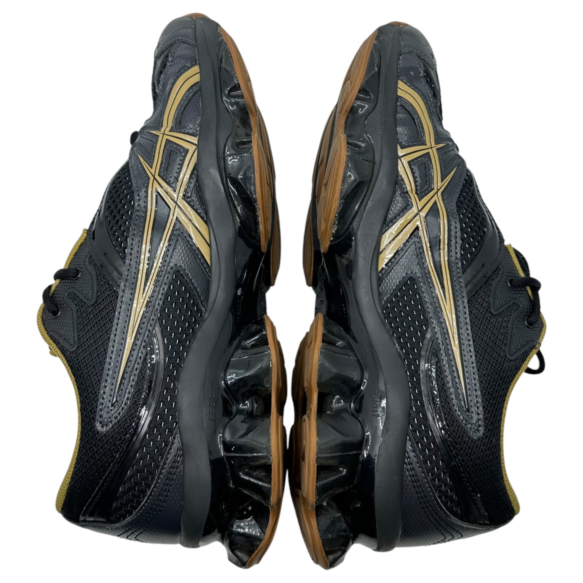 アシックス ゲルキネティック ブラック　ゴールド 黒 金 US9 27センチ Kiko Kostadinov × asics(キココスタディノフ × アシックス) Gel