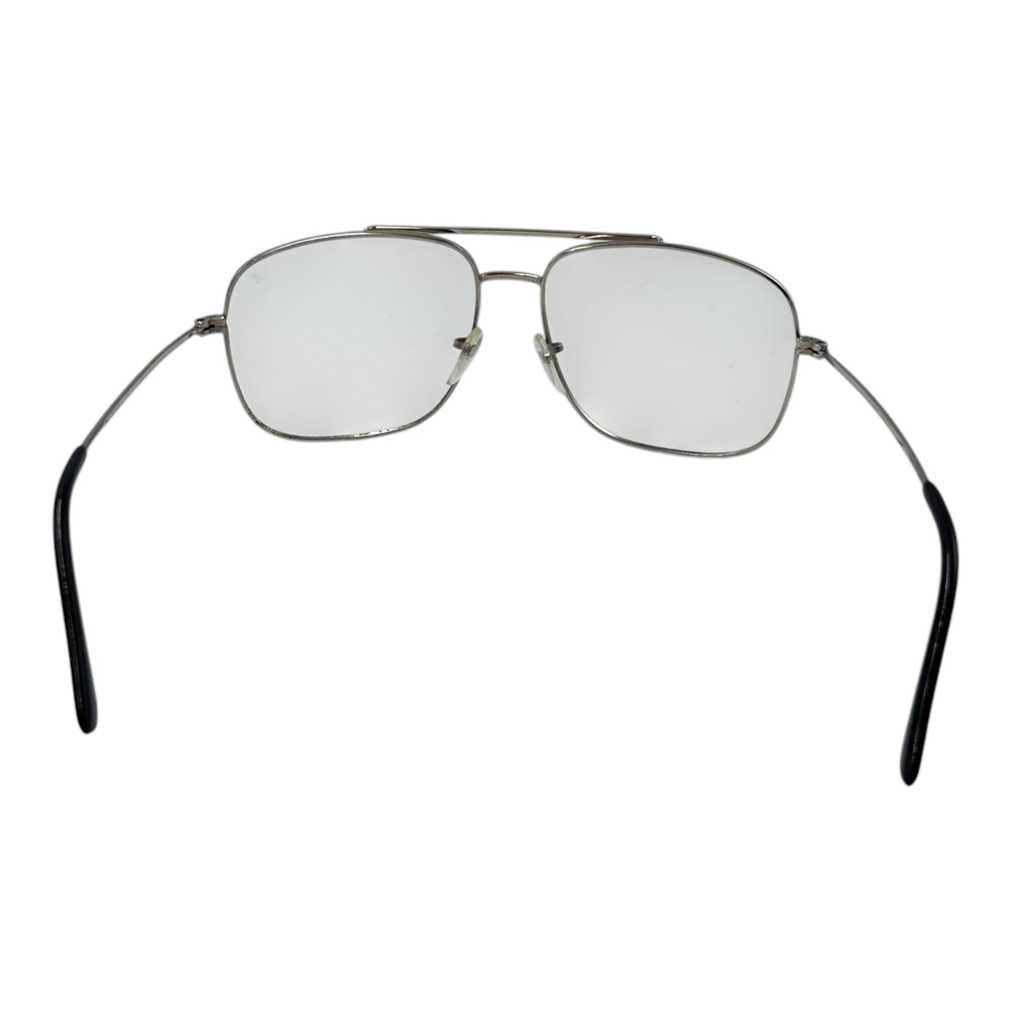 frame france(フレームフランス) 1970's Double bridge aviator sunglasses 2 ブリッジ ティアドロップ フレーム シルバー 70年代 メタル ダブル