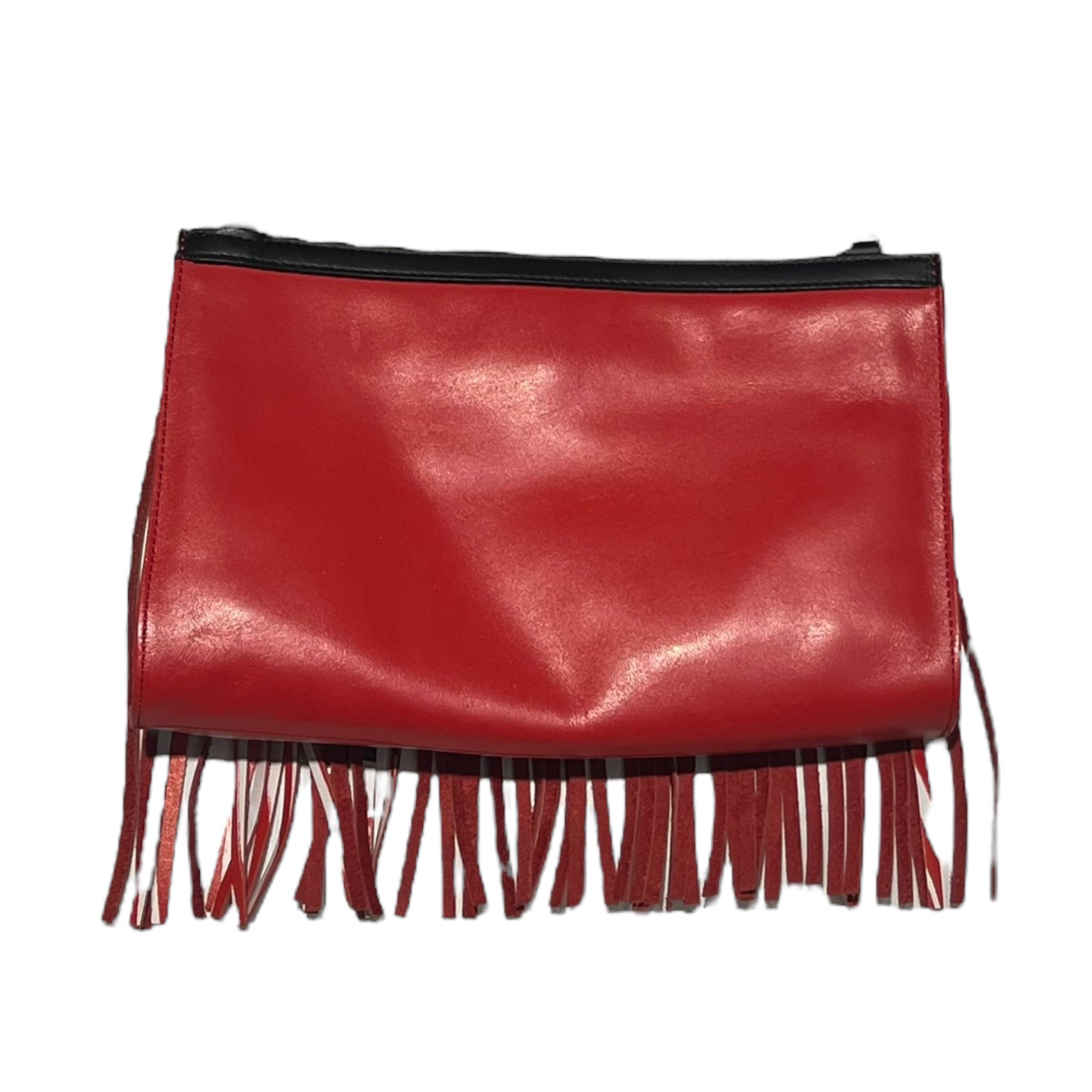 Vivienne Westwood(ヴィヴィアンウエストウッド) Triple Chain Fringe Shoulder Bag 3連 チェーン フリンジ ショルダー バッグ レッド