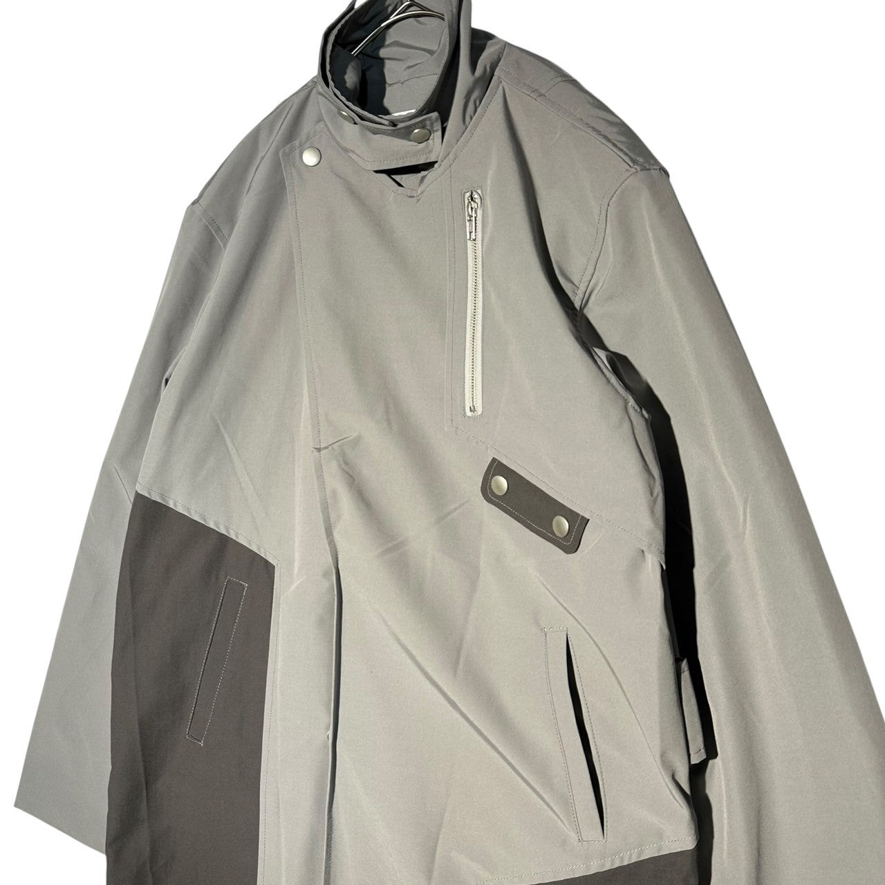 FULL OF SSUN CLOTHING(フルオブサンクロージング) 24AW LOREM IPSUM NYLON COAT ロレム イプサム ナイロン コート L程度 グレー