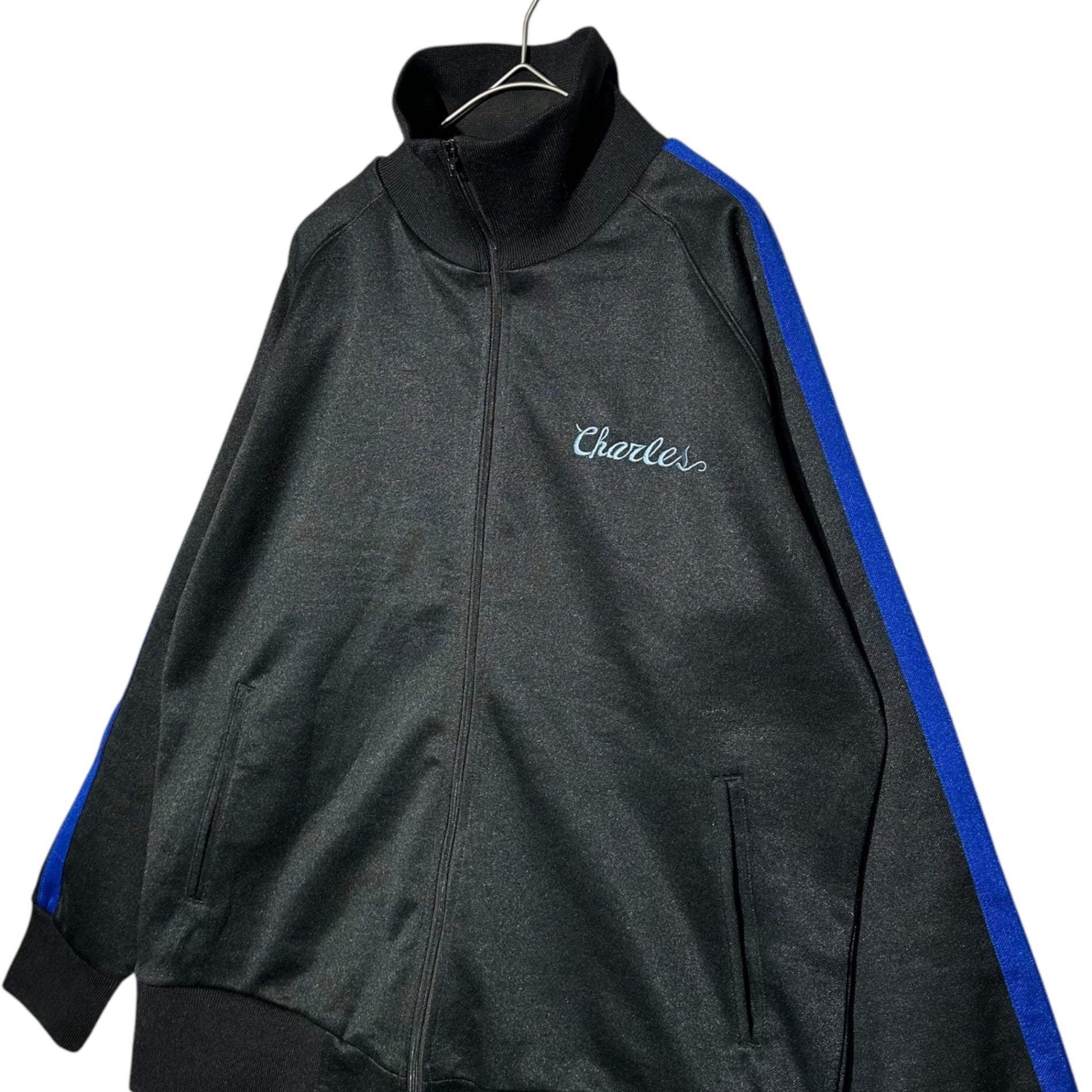 TOYO ENTERPRISE(東洋エンタープライズ) SOUVENIR TRACK JACKET スーベニア トラック ジャケット TT62670 M ブラック×ブルー