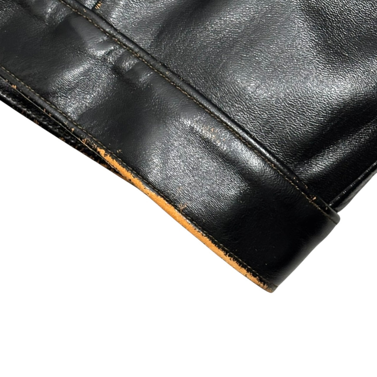 FINE CREEK LEATHERS(ファインクリークレザーズ) Richmond TYPE1 LEATHER JKT - Horsehide リッチモンド ホース レザー ジャケット 38 ブラック