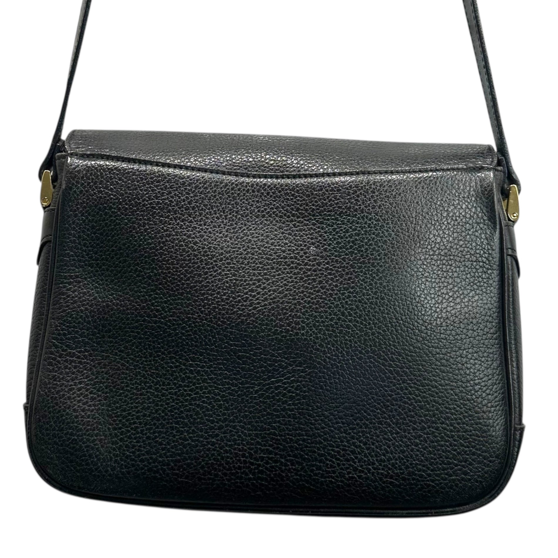Burberry’s(バーバリーズ) Vintage NovaCheck Horse Logo Leather Shoulder Bag ヴィンテージ ノヴァチェック ホースロゴ レザー ショルダー バッグ ブラック