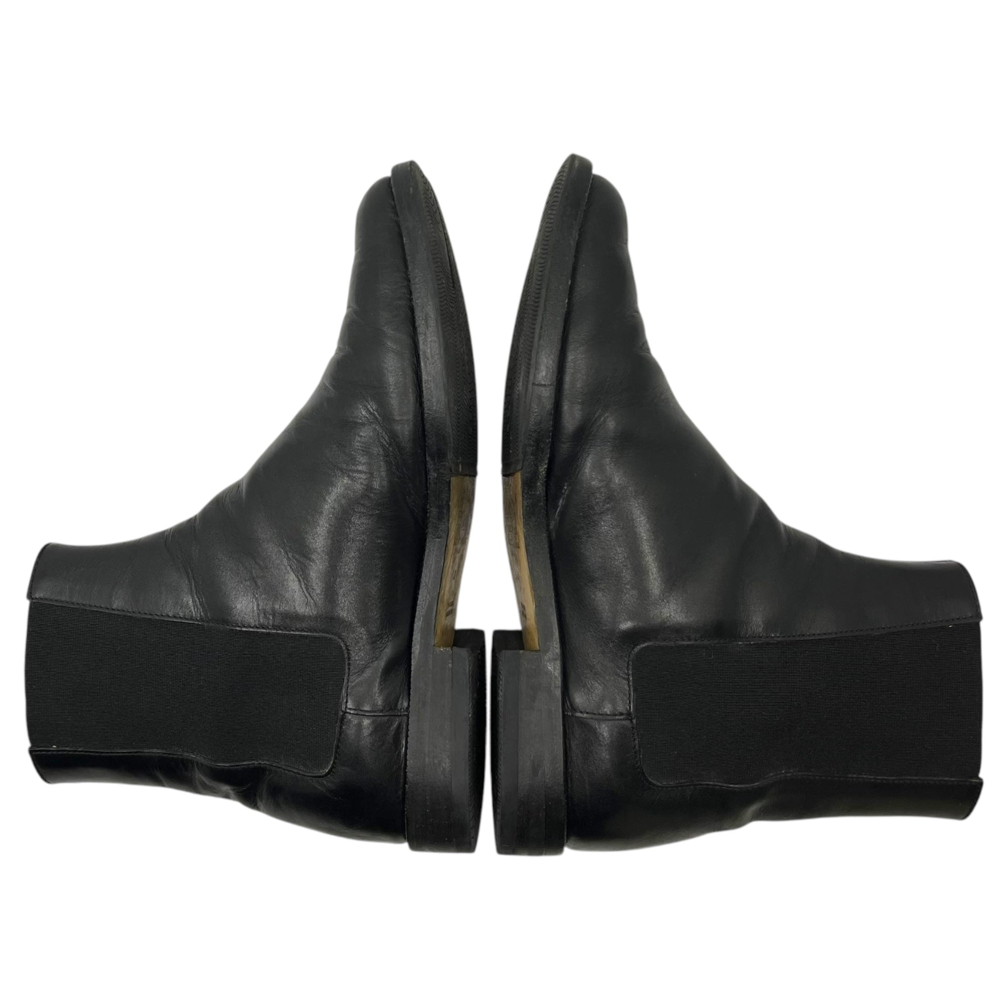 MAISON MARGIELA(メゾンマルジェラ) TABI chelsea boots 足袋 チェルシー ブーツ S57WU0150 40(26cm) ブラック 箱付 サイドゴア レザー