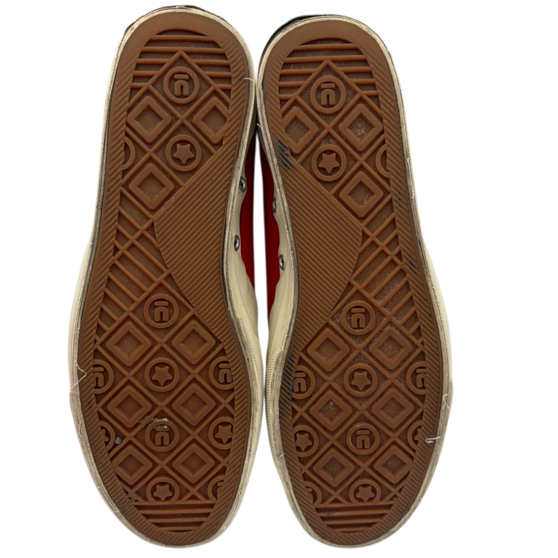 UNDER COVER×FINESSE(アンダーカバー×フィネス) 1999 Canvas low-top sneakers キャンバス ローカット スニーカー 23.5cm レッド