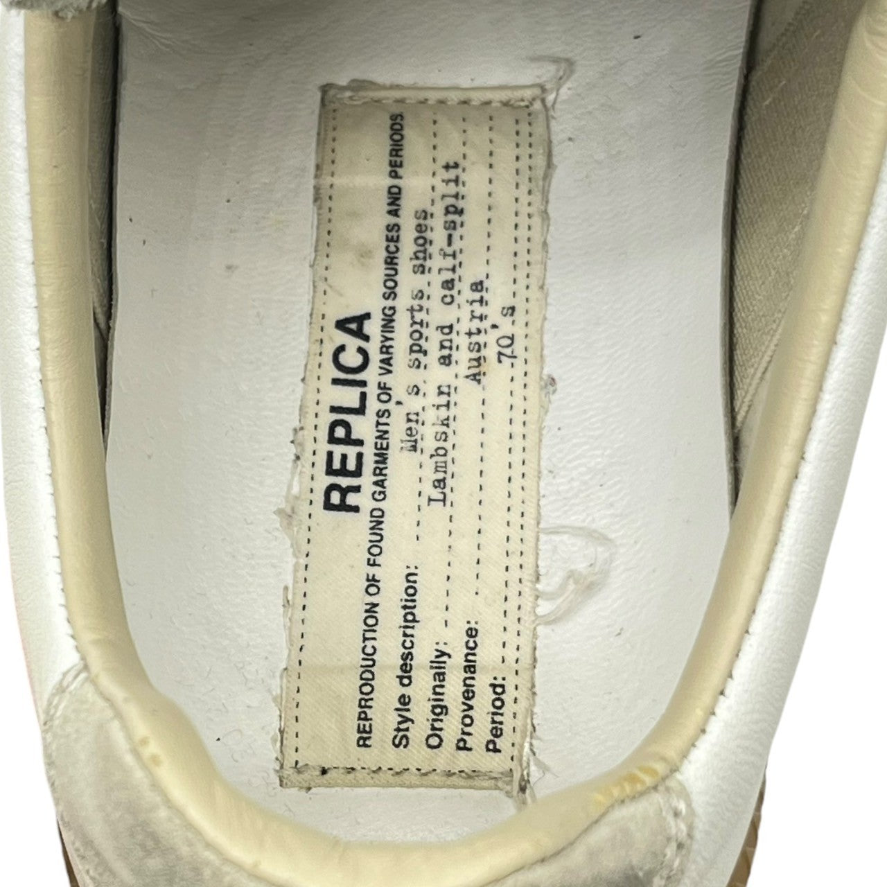 MAISON MARGIELA(メゾンマルジェラ) GERMAN TRAINER ジャーマントレーナー 36(23cm程度) グレー×ホワイ