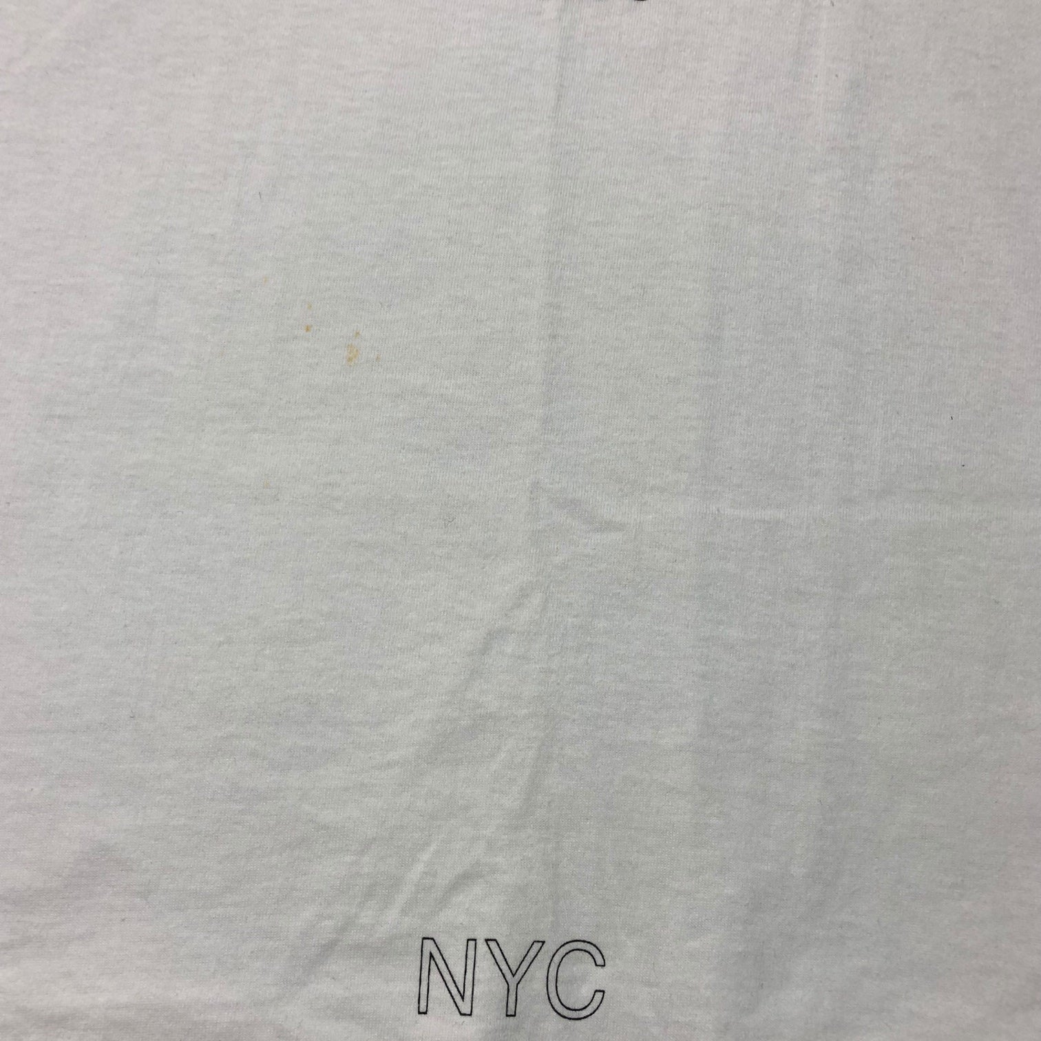 STUSSY(ステューシー) 90's HERCVLES  ヘラクレス バックプリント Tシャツ 紺タグ SIZE L ホワイト×ブラック×ゴールド 90年代 OLD STUSSY