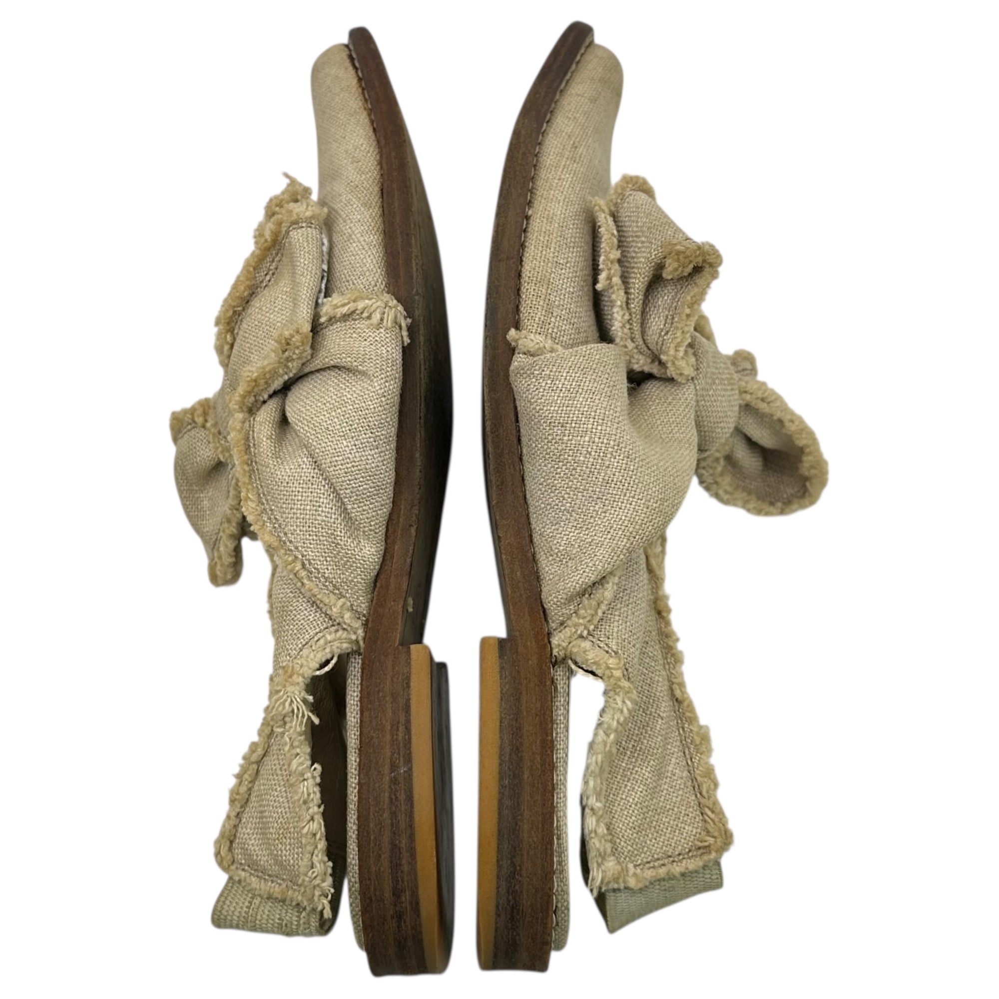 tricot COMME des GARCONS(トリココムデギャルソン) Big Ribbon Mule Sandals ビッグ リボン ミュール サンダル 23cm ベージュ