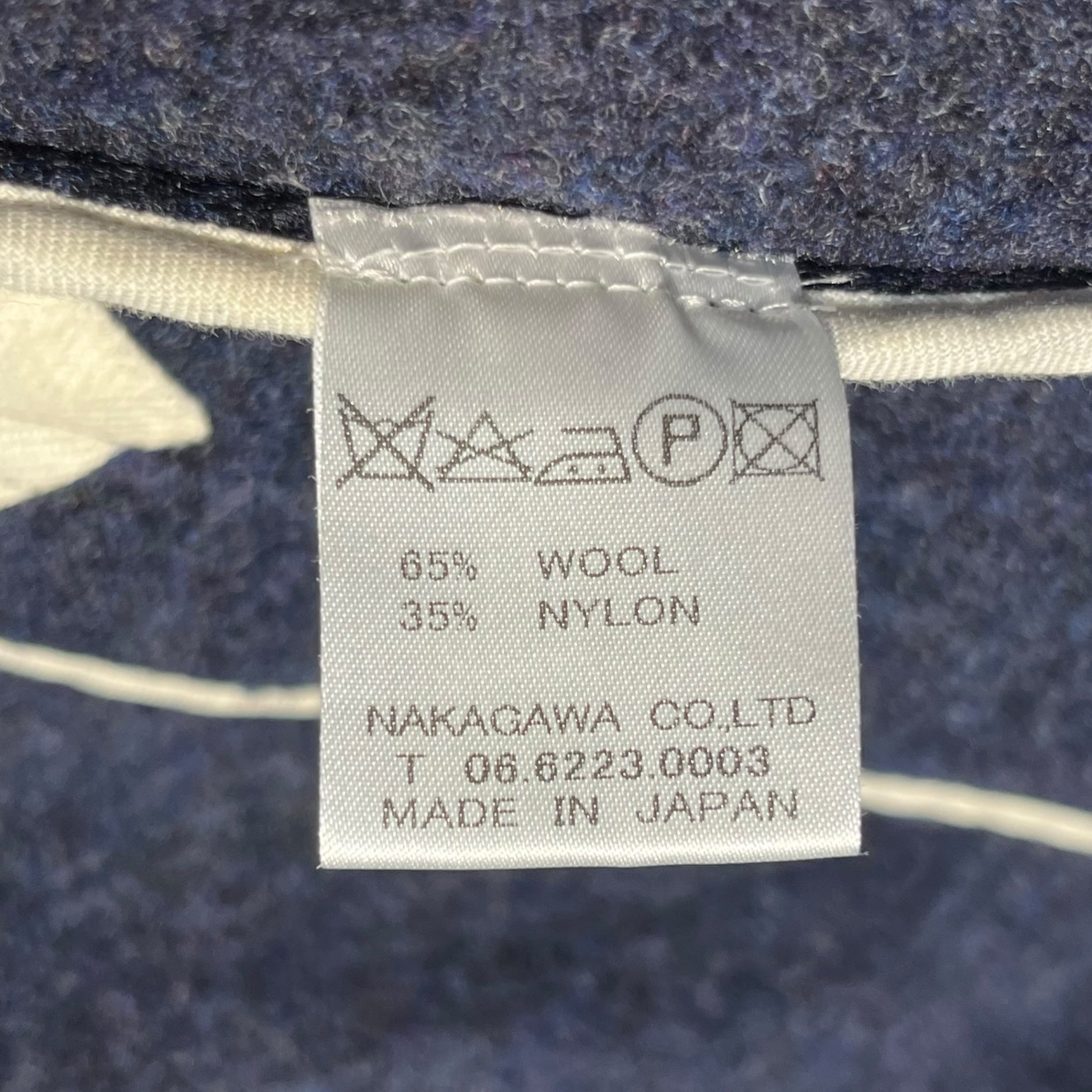 O gran naso !(オーグランナーゾ) wool setup suit ウール セットアップ スーツ SIZE S ネイビー 日本製