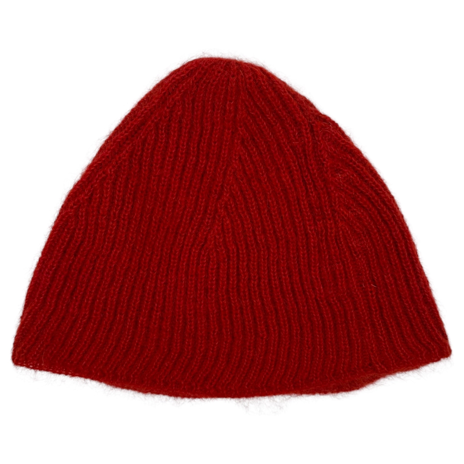 Rick Owens(リックオウエンス) 19AW Wool Mohair Beanie ウール モヘア ビーニー RP19F5495 レッド ニット帽