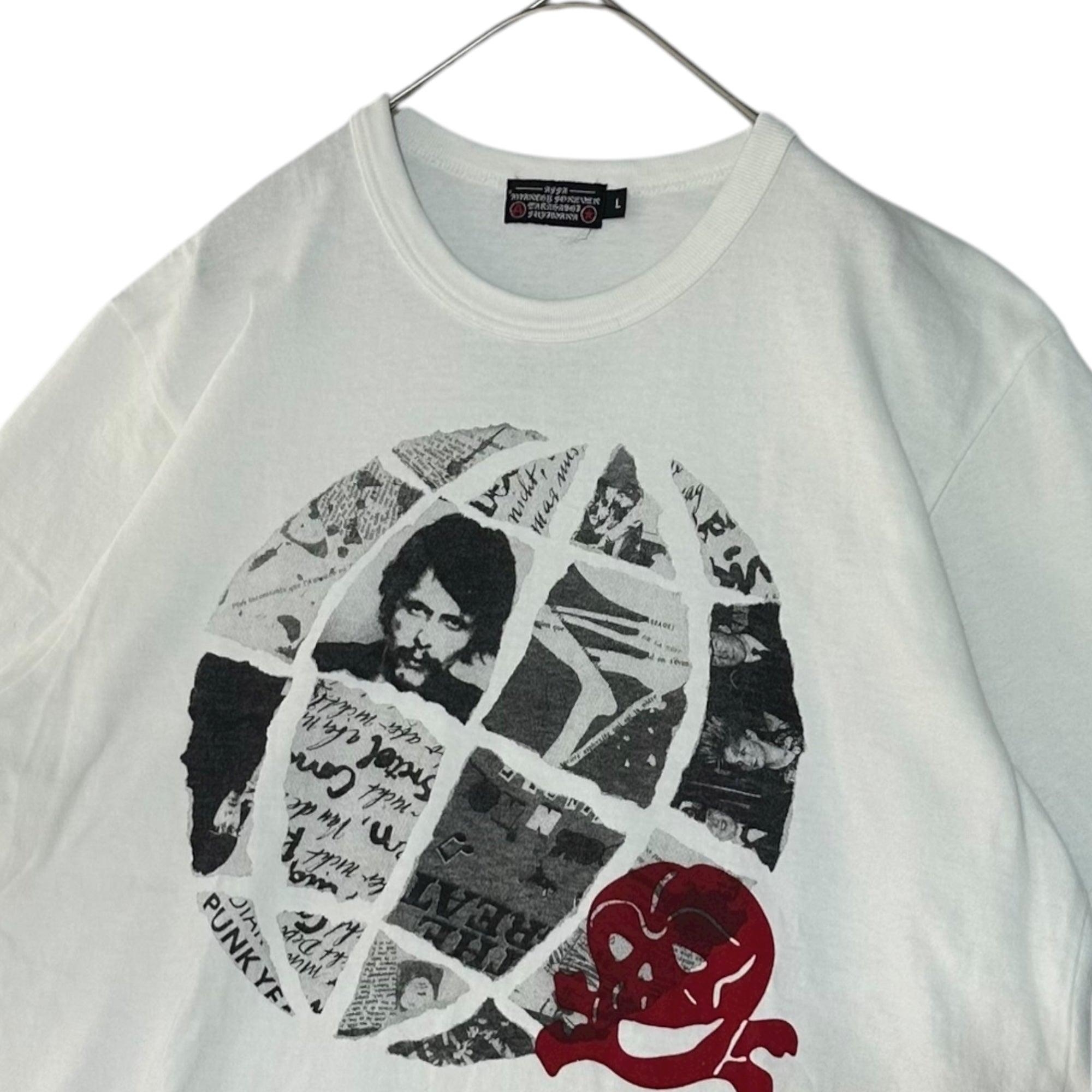 AFFA(エーエフエフエー) Graphic Photo Print Tee グラフィック フォト プリント 半袖 Tシャツ L ホワイト