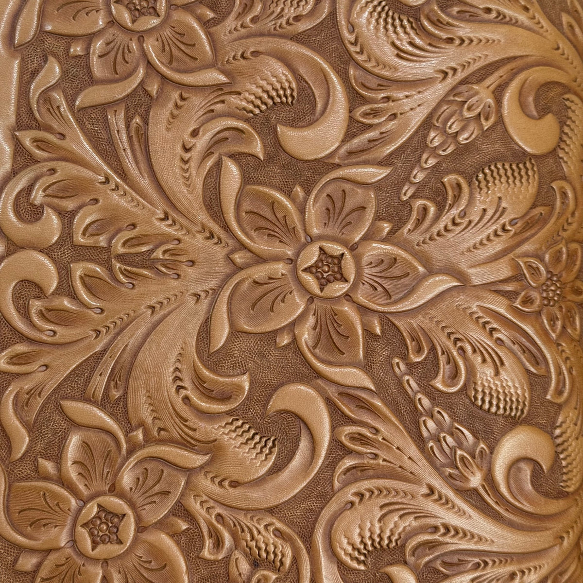 Katsuyuki Yoshida for COMME des GARCONS(カツユキヨシダフォーコムデギャルソン) 1990's~2000's Aoyama Original Floral Carved Leather Shoulder Bag 青山オリジナル フローラル レザーカービング ショルダー バッグ ブラウン 90年代～