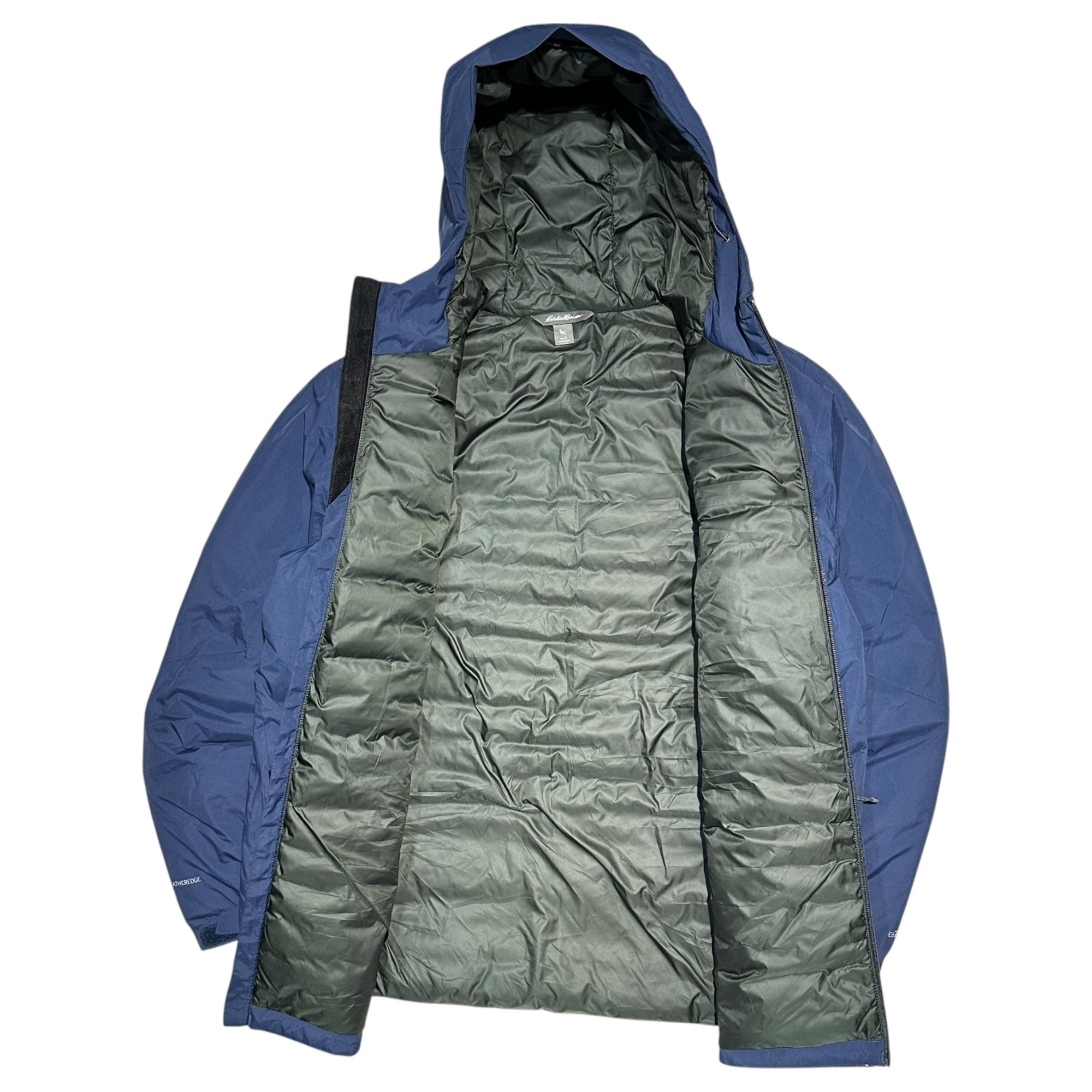 Eddie Bauer(エディーバウアー) Nylon Hooded Down Jacket ナイロン フーデッド ダウン ジャケット L18FN1010 L ネイビー