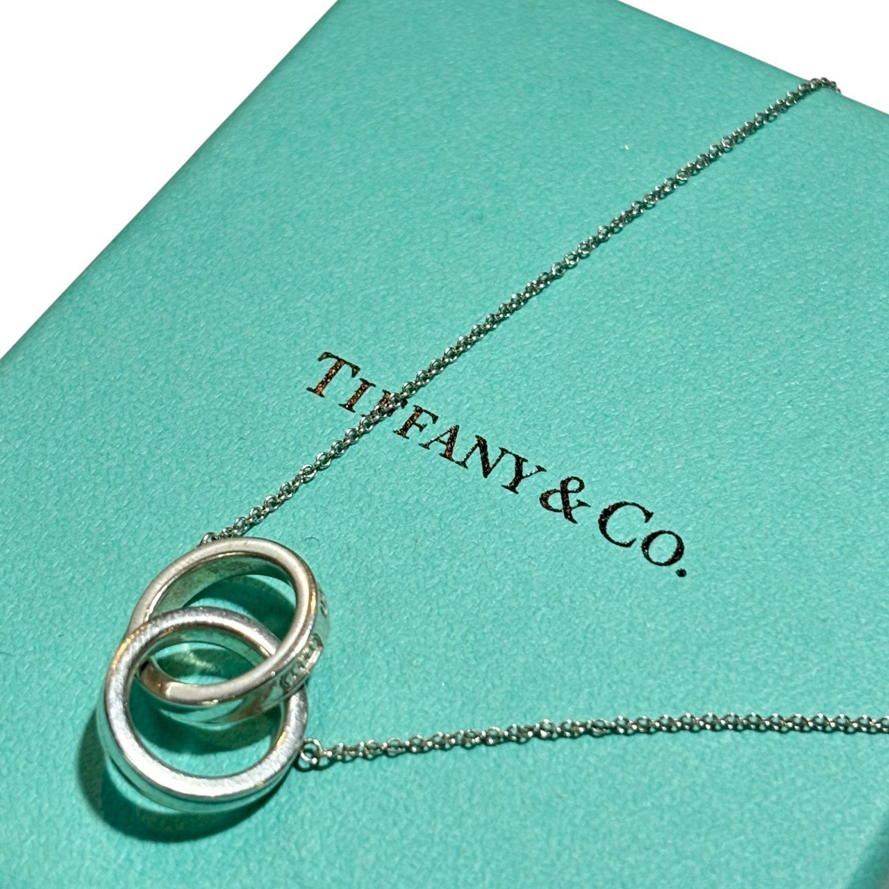 TIFFANY & CO.(ティファニー) 1837™ Interlocking Circle Pendant インター ロッキング サークル ペンダント シルバー リング ネックレス AG925