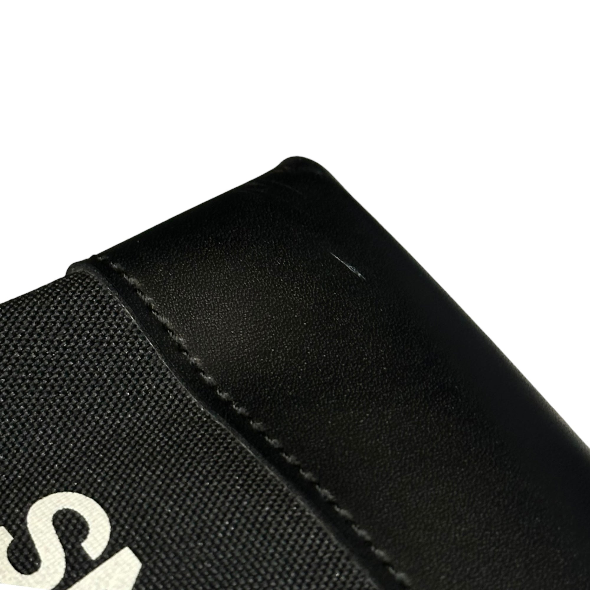 BLACK COMME des GARCONS(ブラックコムデギャルソン) Logo Shoulder Bag ロゴ ショルダー バッグ 1N-K 202 ブラック ワンショルダー