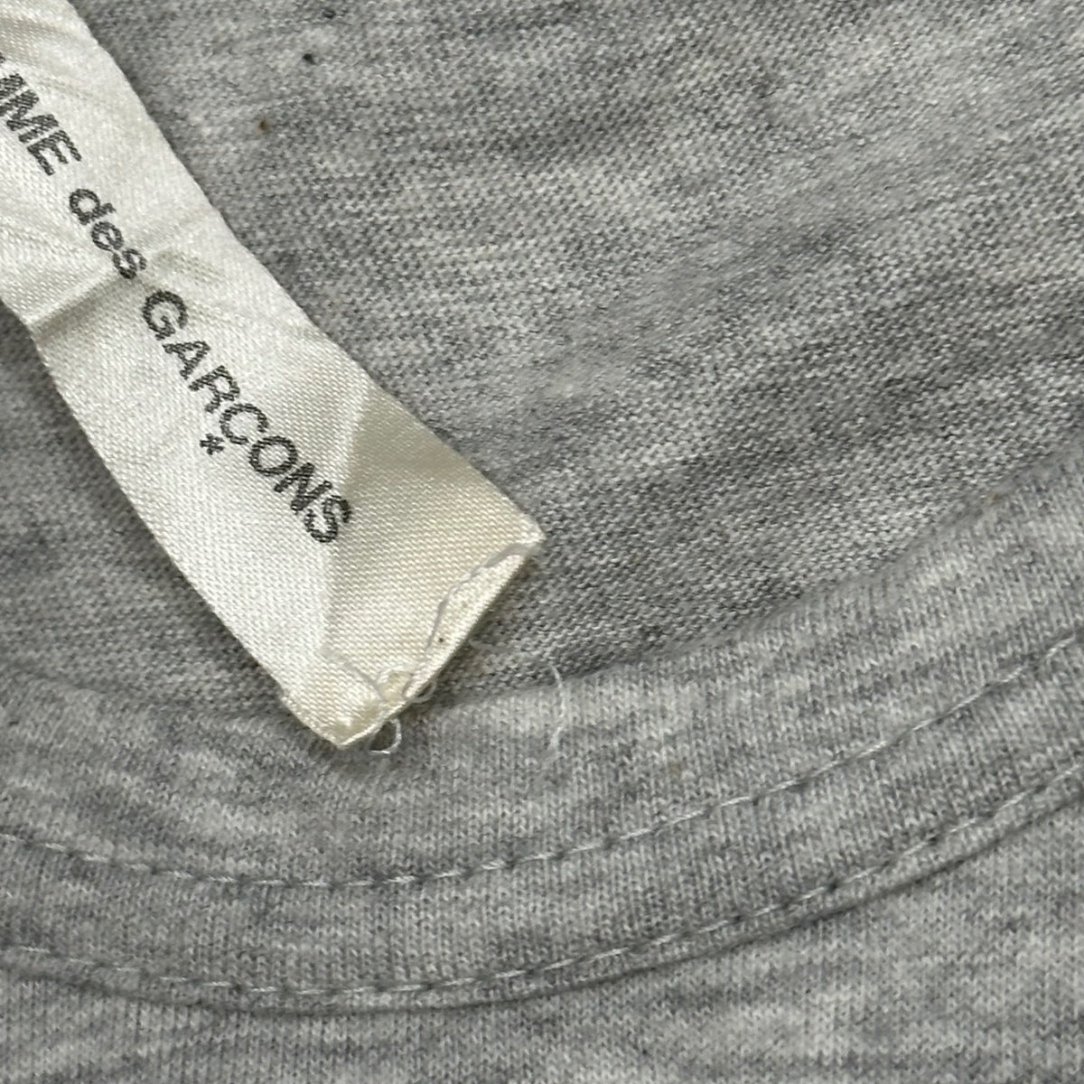 COMME des GARCONS(コムデギャルソン) 2002SS Basic Sleeveles T-Shirt ベーシック スリーブレス Tシャツ  GE-T053 FREE グレー AD2001