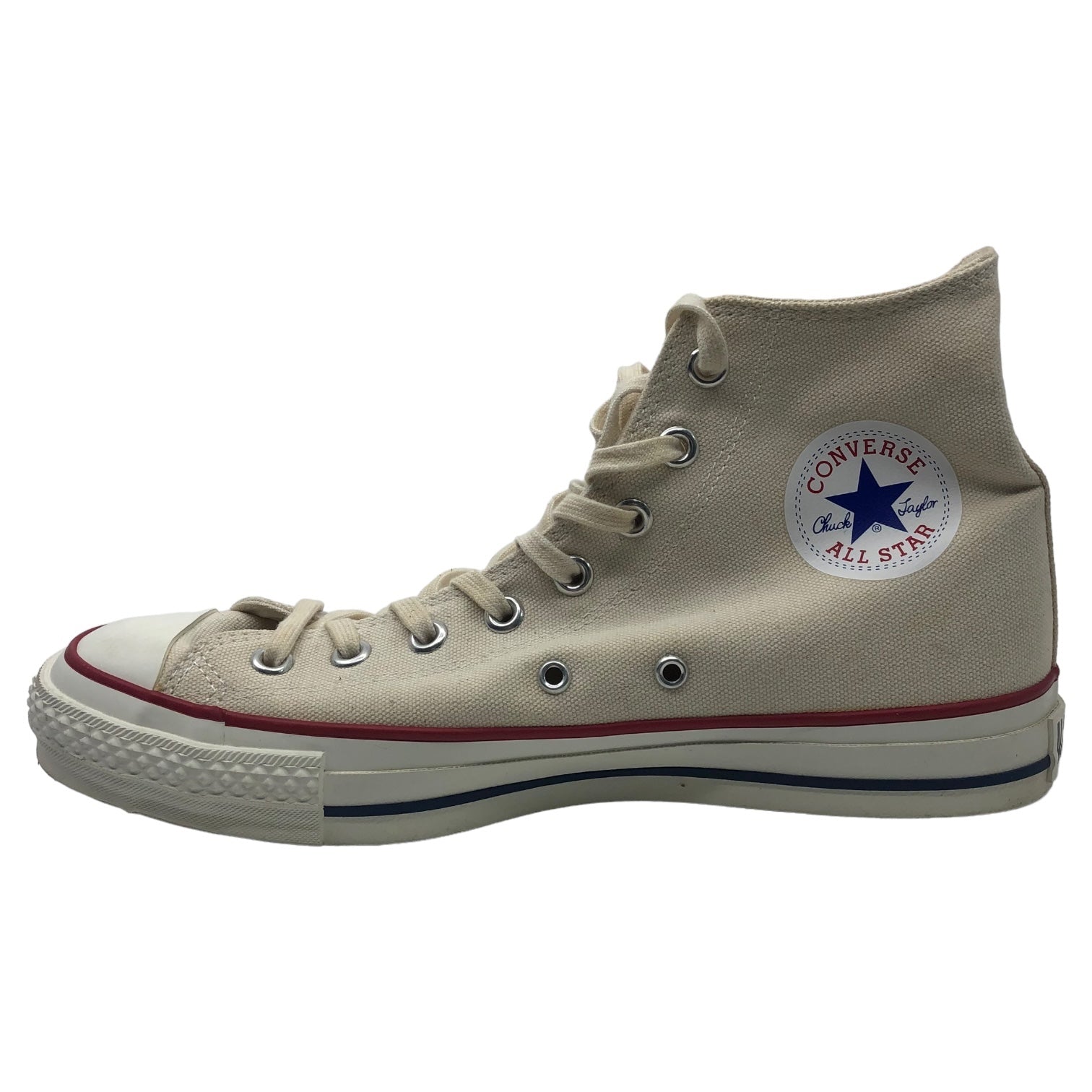 CONVERSE(コンバース) MADE IN JAPAN ALL STAR J HI オール スター ハイ 日本製 9(27.5cm) アイボリー ハイカット スニーカー 参考定価14,300円