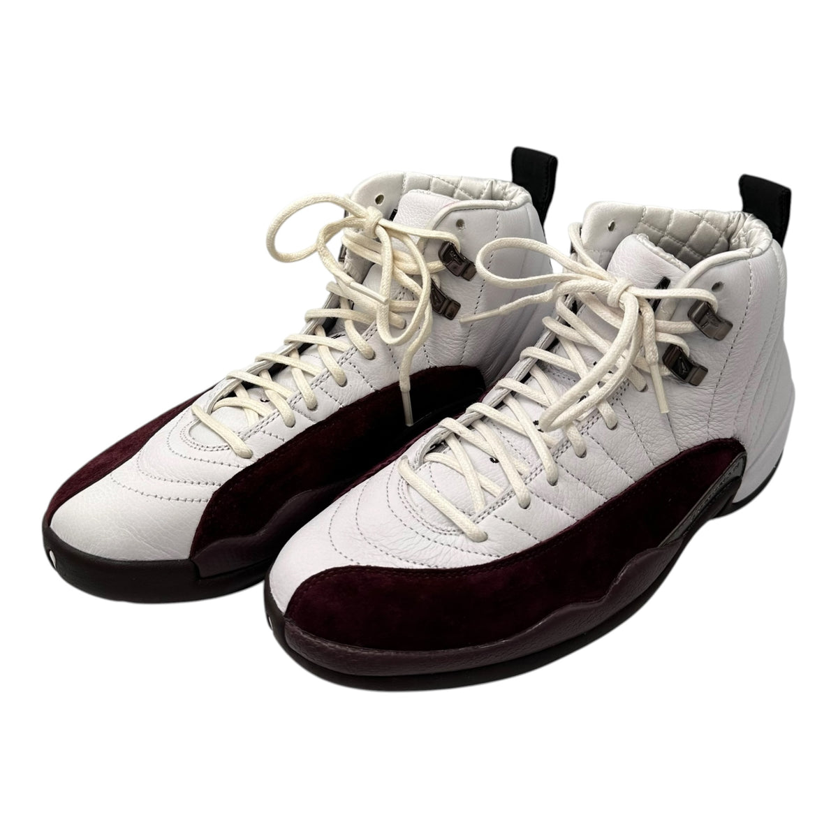 NIKE(ナイキ) Air Jordan 12 "White and Burgundy Crush" エアジョーダン12 DV6989-100 27.5cm バーガンディー×ホワイト スニーカー