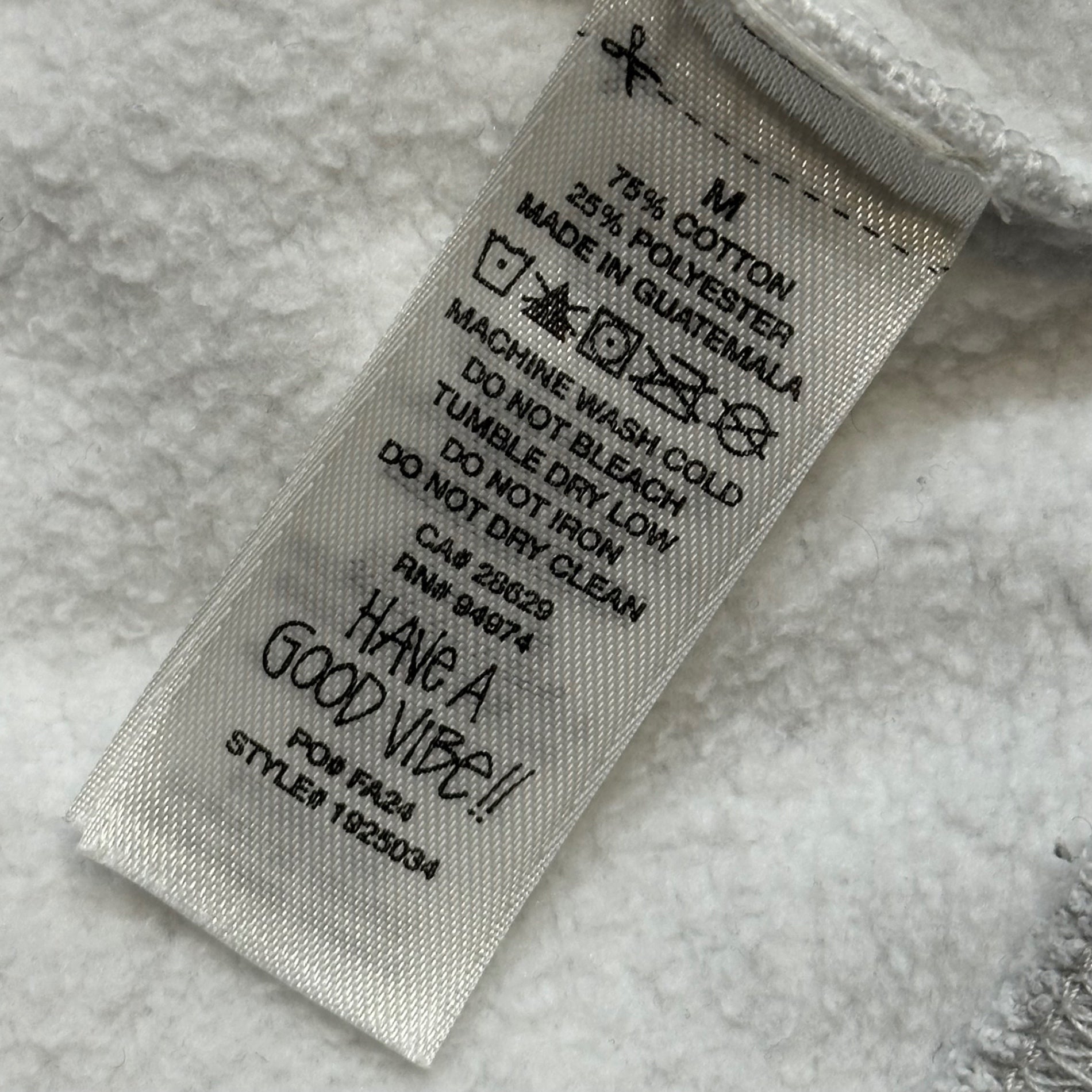 STUSSY(ステューシー) 24AW SPORT SWEAR HOOD スポーツ スウェア フード パーカー ライオン M ライトグレー