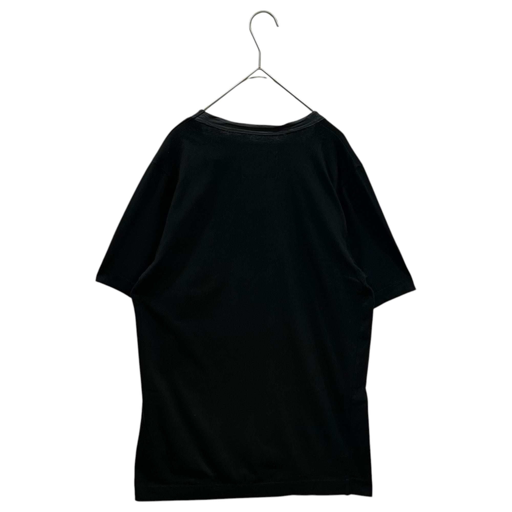 sacai(サカイ) 2014SS Mixed-Fabric Crew-Neck T-Shirt 異素材切替 クルーネック Tシャツ 14-00589M 2(M程度) ブラック