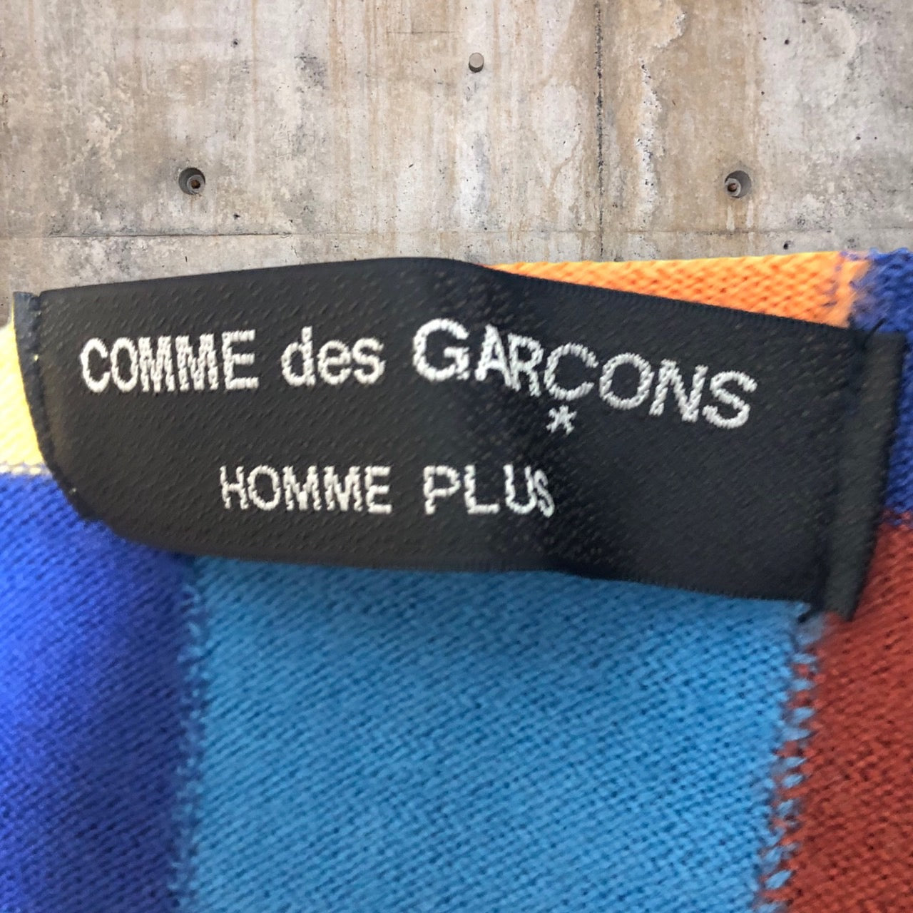 COMME des GARCONS HOMME PLUS(コムデギャルソンオムプリュス) 01AW panel check cardigan/パネルチェックカーディガン/00s/ヴィンテージ PC-N037 表記なし(S~M程度) ミックス サイケ期 コレクションランウェイ着用アイテム