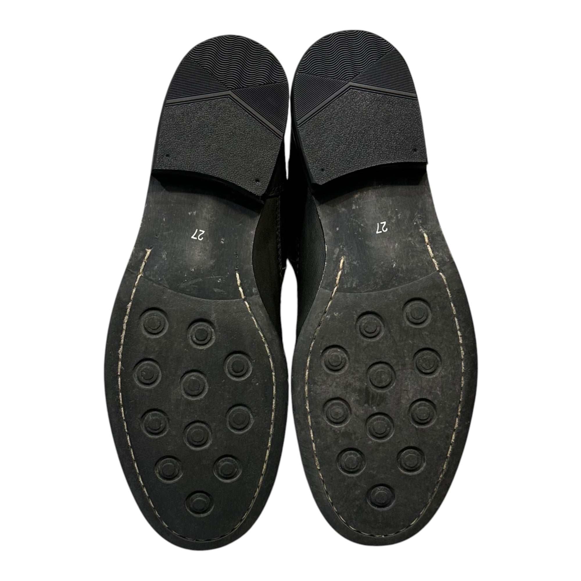 YOHJI YAMAMOTO POUR HOMME(ヨウジヤマモトプールオム) Vintage-Style Side-Gore Boots ヴィンテージ加工 サイドゴア ブーツ HP-E02-751 27cm フェードブラック