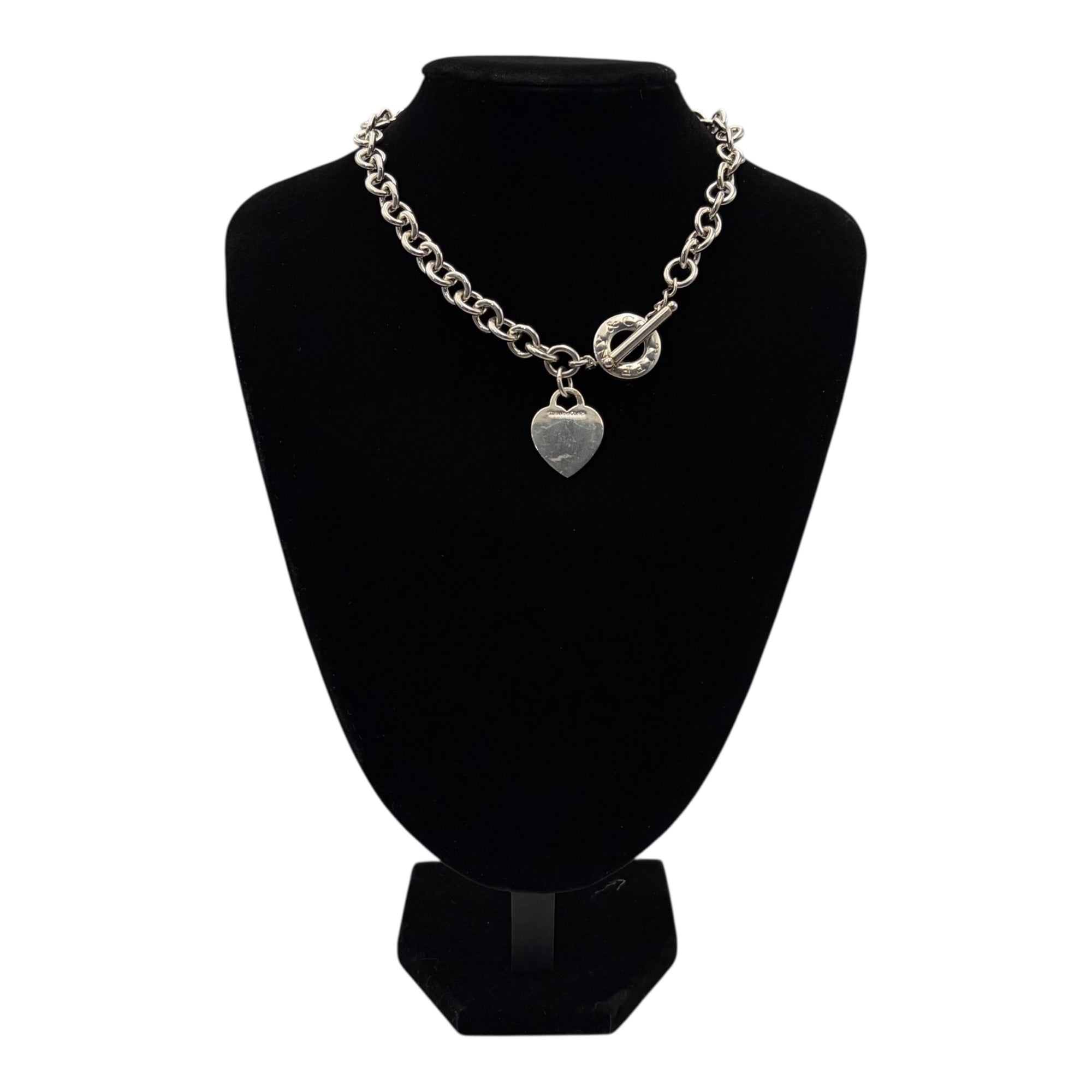 TIFFANY & CO.(ティファニー) Toggle Chain Heart Necklace トグル