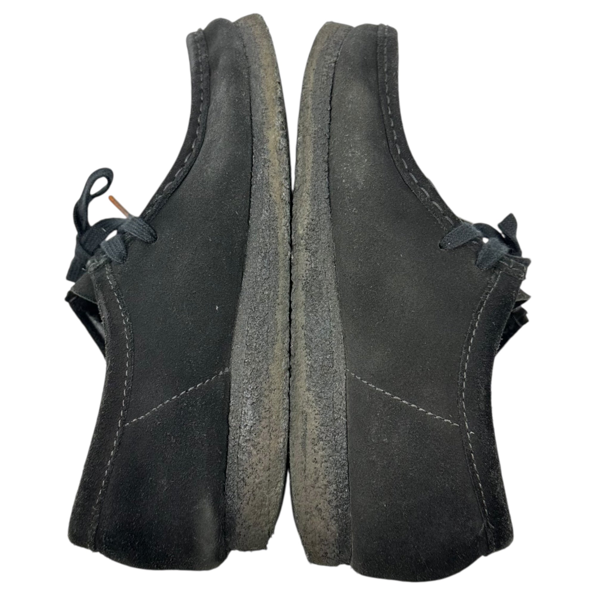 clarks(クラークス) WALLABEE ワラビー モカシン シューズ 261555197070 US8(26cm) ブラック スウェード レザー