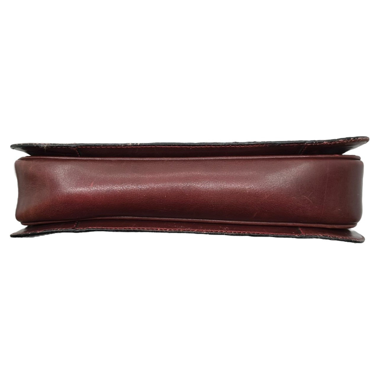 CELINE(セリーヌ) Vintage carriage metal leather shoulder bag ヴィンテージ 馬車金具 レザー ショルダー バッグ ボルドー OLD オールド 金 本革