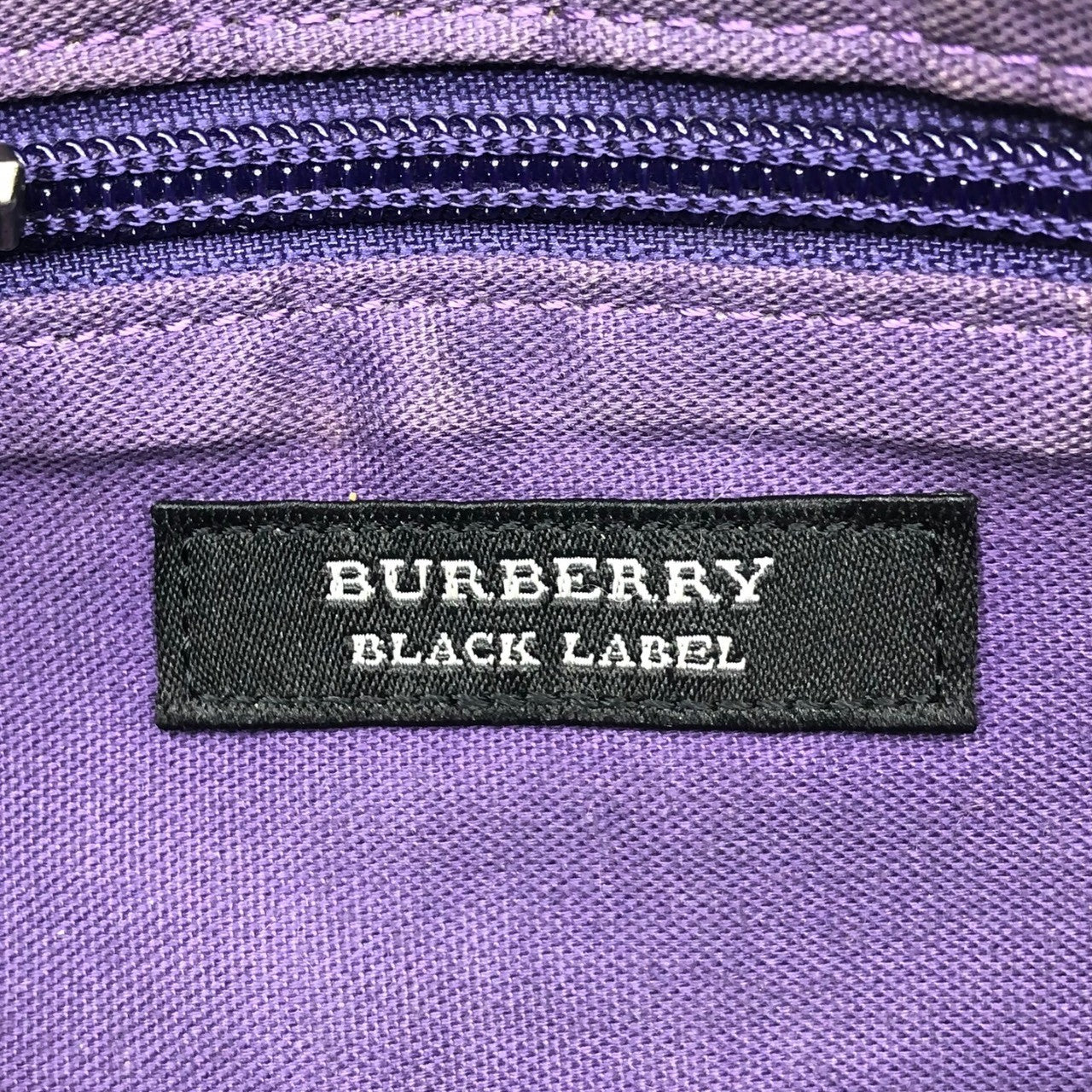 BURBERRY BLACK LABEL(バーバリーブラックレーベル) ノヴァチェック ブラック ナイロンショルダー バッグ BKL35-1