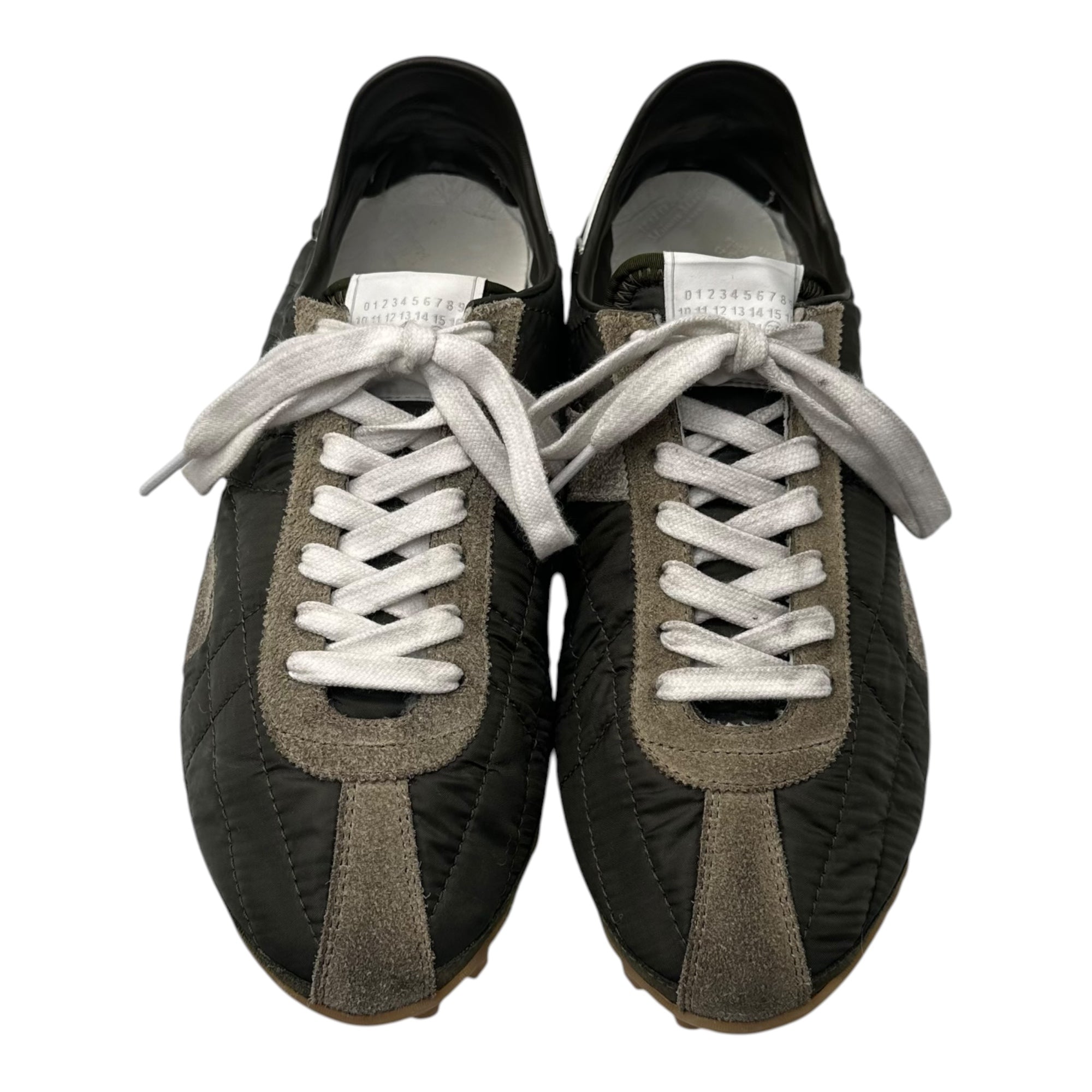 MAISON MARGIELA(メゾンマルジェラ) 25AW SPRINTERS LOW TOP スプリンターズ ローカット スニーカー S57WS0514 41 ダークグリーン×ホワイト