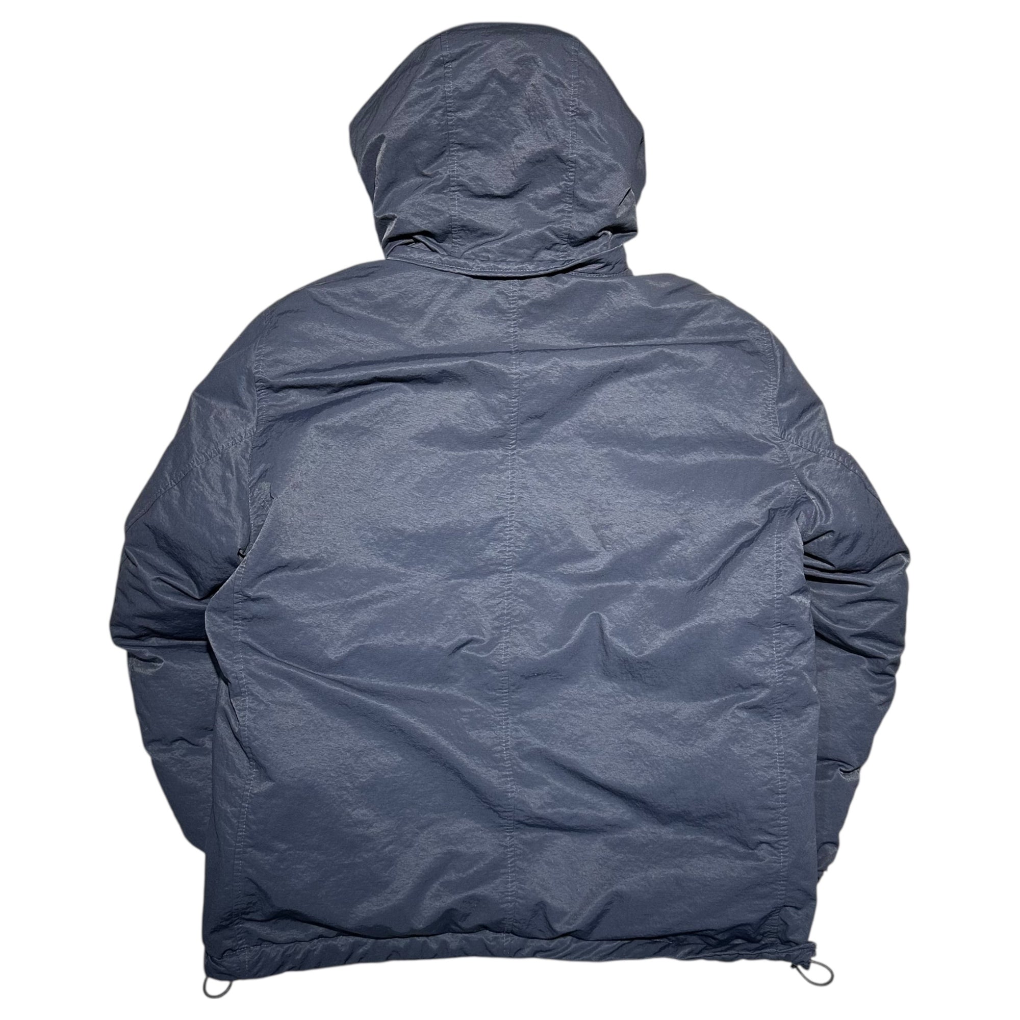 STONE ISLAND(ストーンアイランド) 22AW OPAQUE NYLON TWILL DOWN JACKET オペーク ナイロン ツイル ダウン ジャケット 77154121 XL ネイビー フーデッド