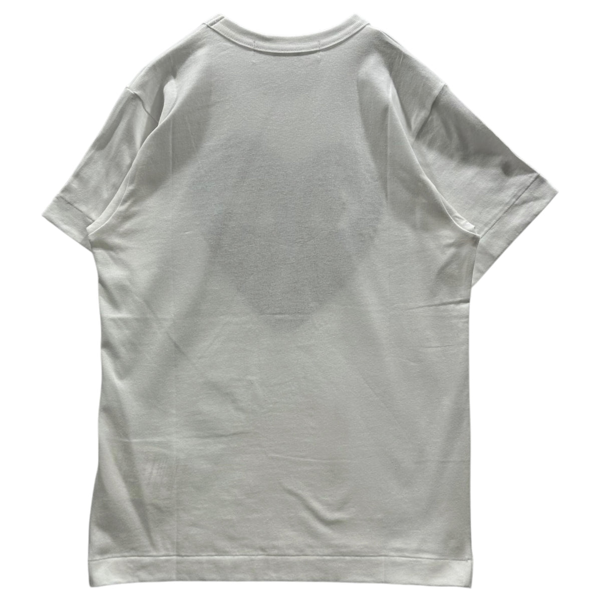 PLAY COMME des GARCONS(プレイコムデギャルソン) Rhinestone heart print T-shirt ライトストーン ハート プリント Tシャツ AT-T001 S ホワイト AD2007