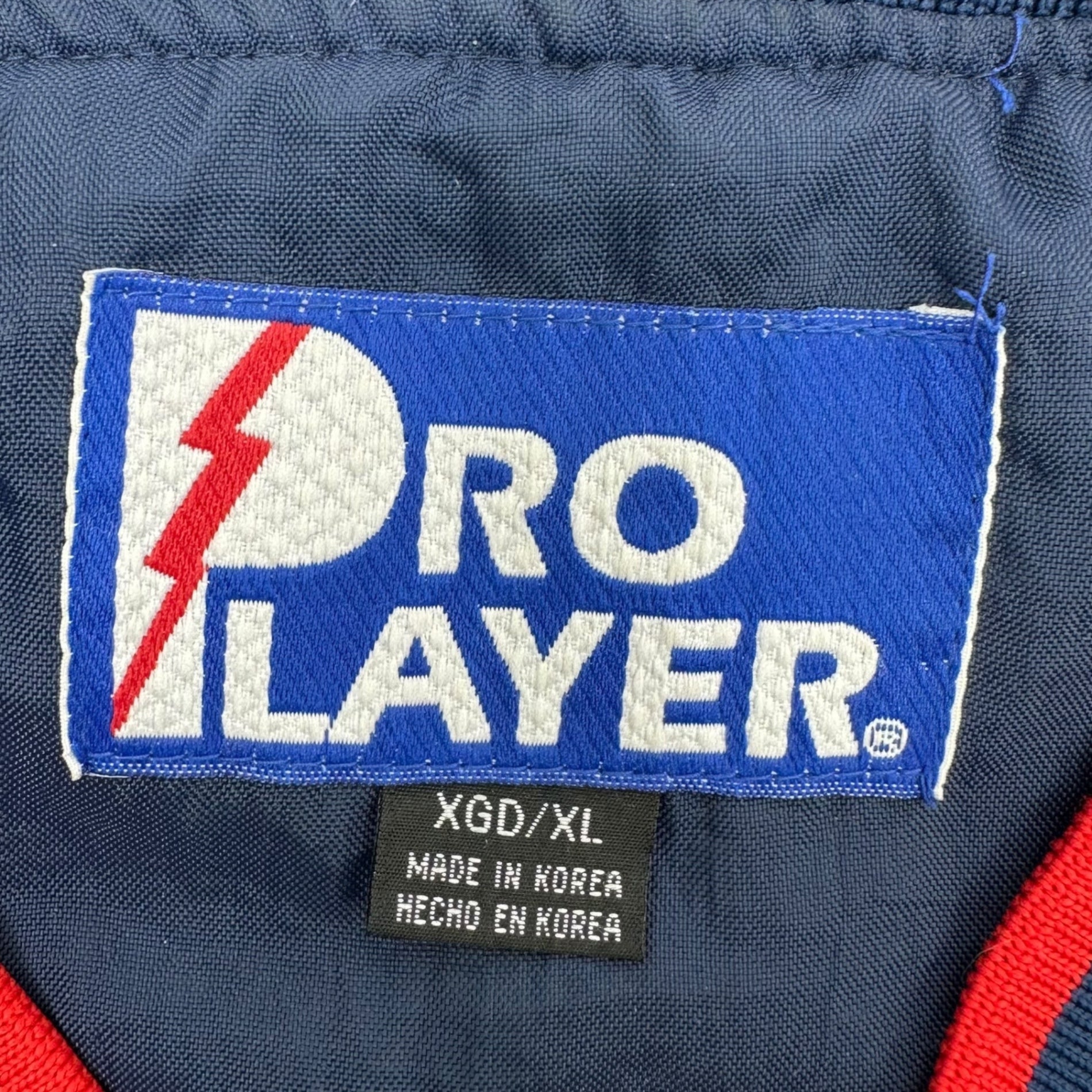 PRO PLAYER(プロプレイヤー) 90's ”NBA USA DREAM TEAM”  V-neck nylon pullover アメリカ ドリームチーム Vネック ナイロン プルオーバー ジャケット XL ネイビー 90年代 ヴィンテージ バスケットボール