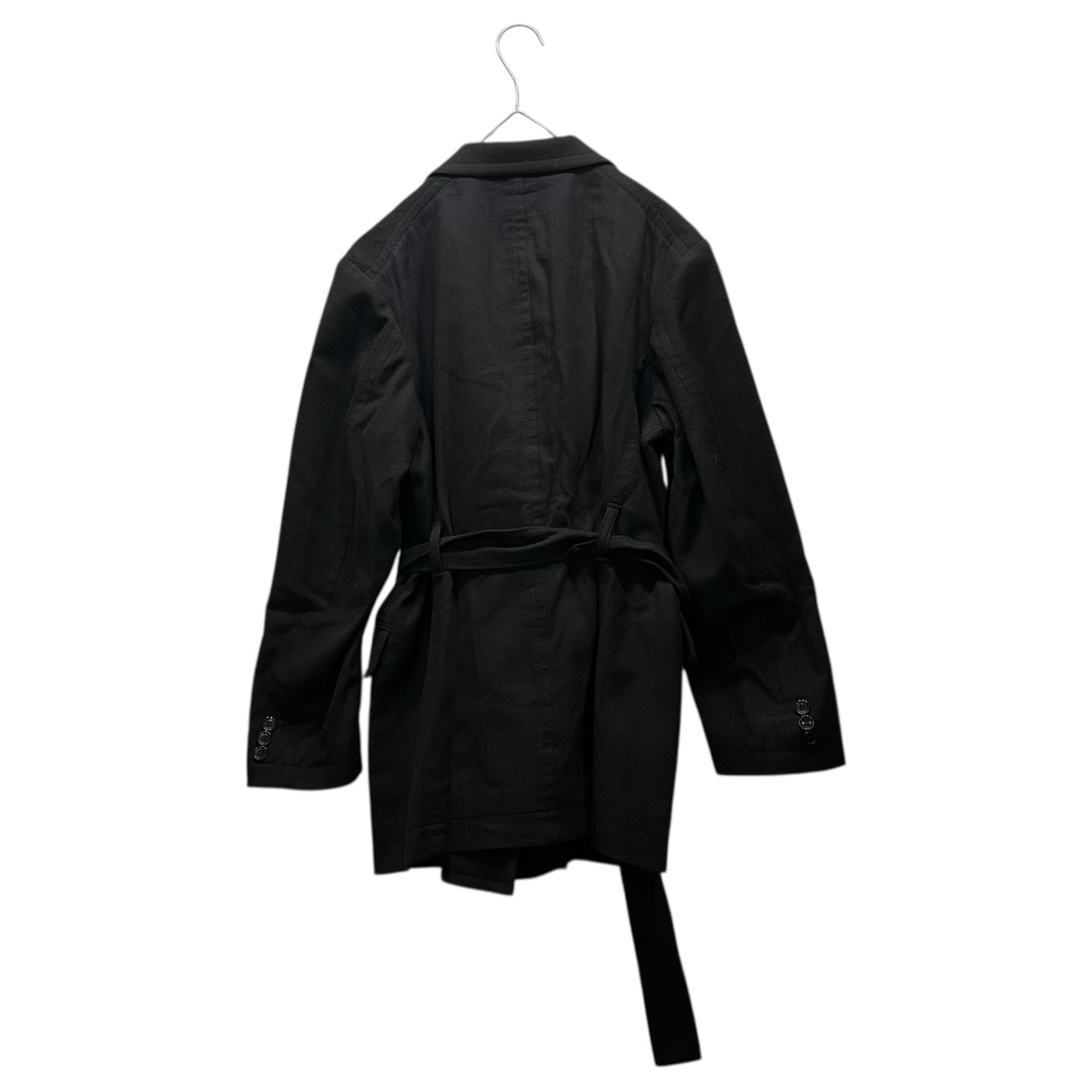 tricot COMME des GARCONS(トリココムデギャルソン) 21AW Belted Peaked Lapel Jacket ベルテッド ピークド ラペル ジャケット TH-J011 S ブラック AD2021