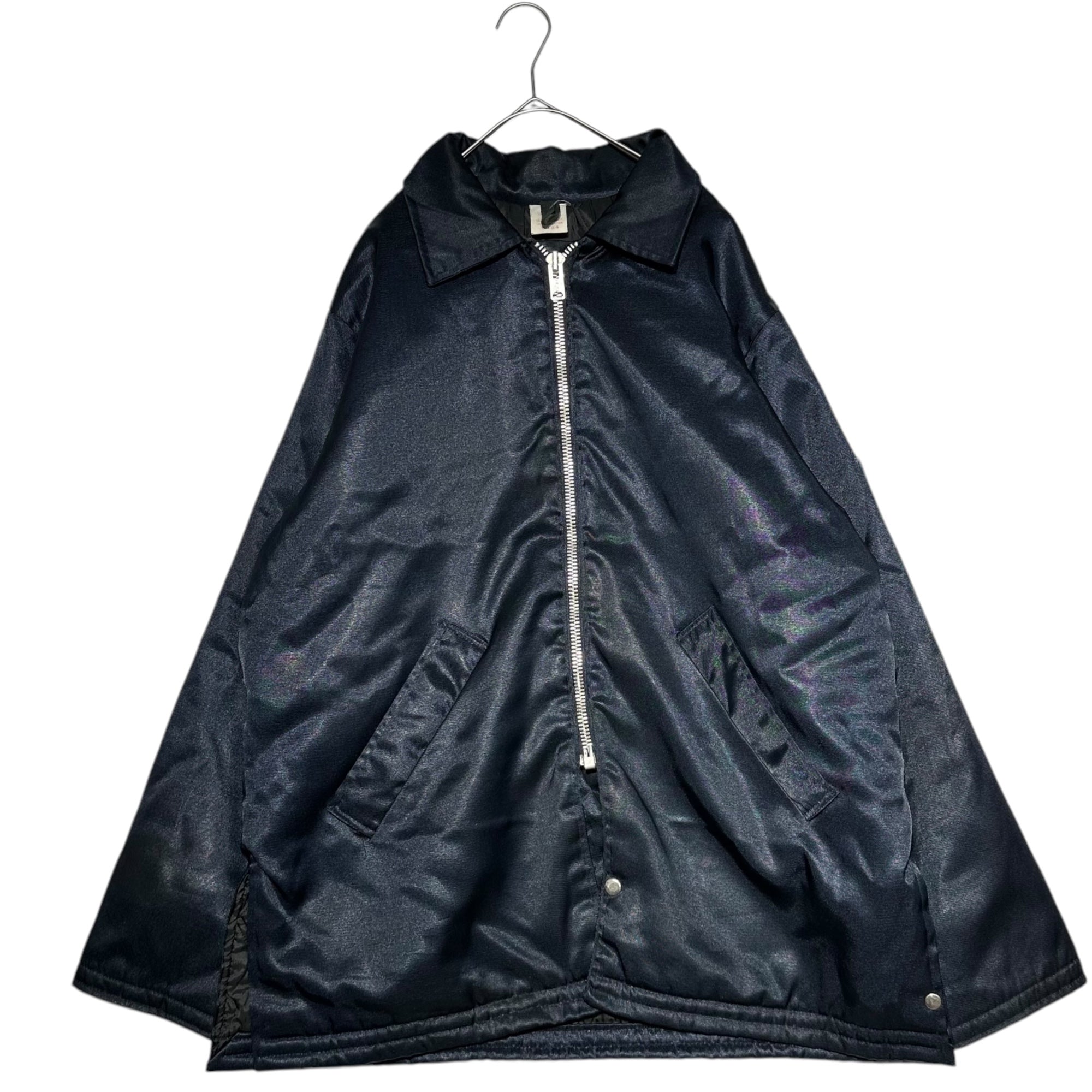 Lion(ライオン) 60's~70's TALON zip Uniform Nylon Work Jacket タロン ジップ ユニフォーム ナイロン ワーク ジャケット L ネイビー 推定60年代～70年代 ヴィンテージ 古着 中綿